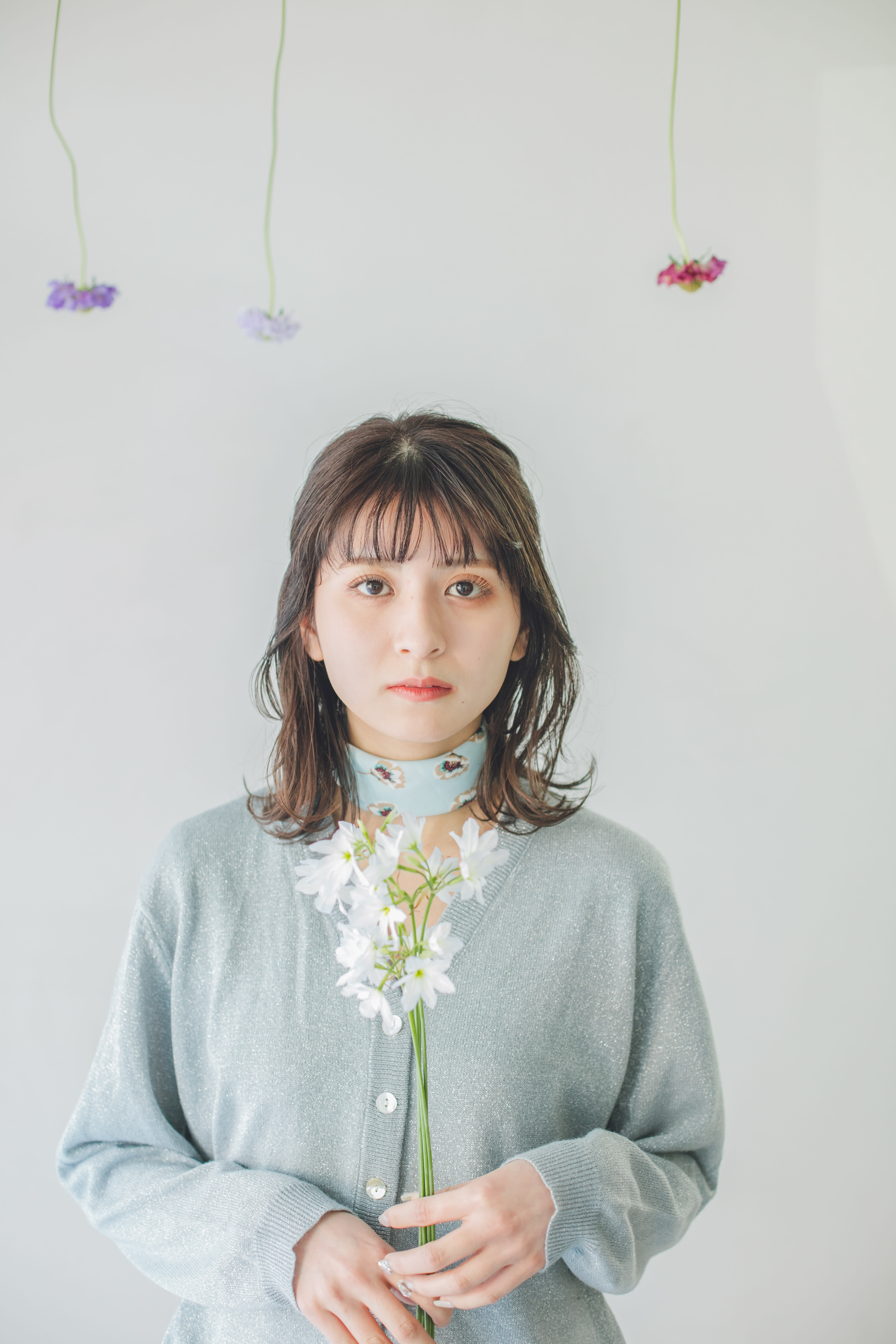 【花屋併設の美容院】mallow eve【マロウ イヴ】【ハナヤヘイセツノビヨウインマロウイヴ】のスタイル紹介。【花屋併設の美容院】mallow eve×ミディアム