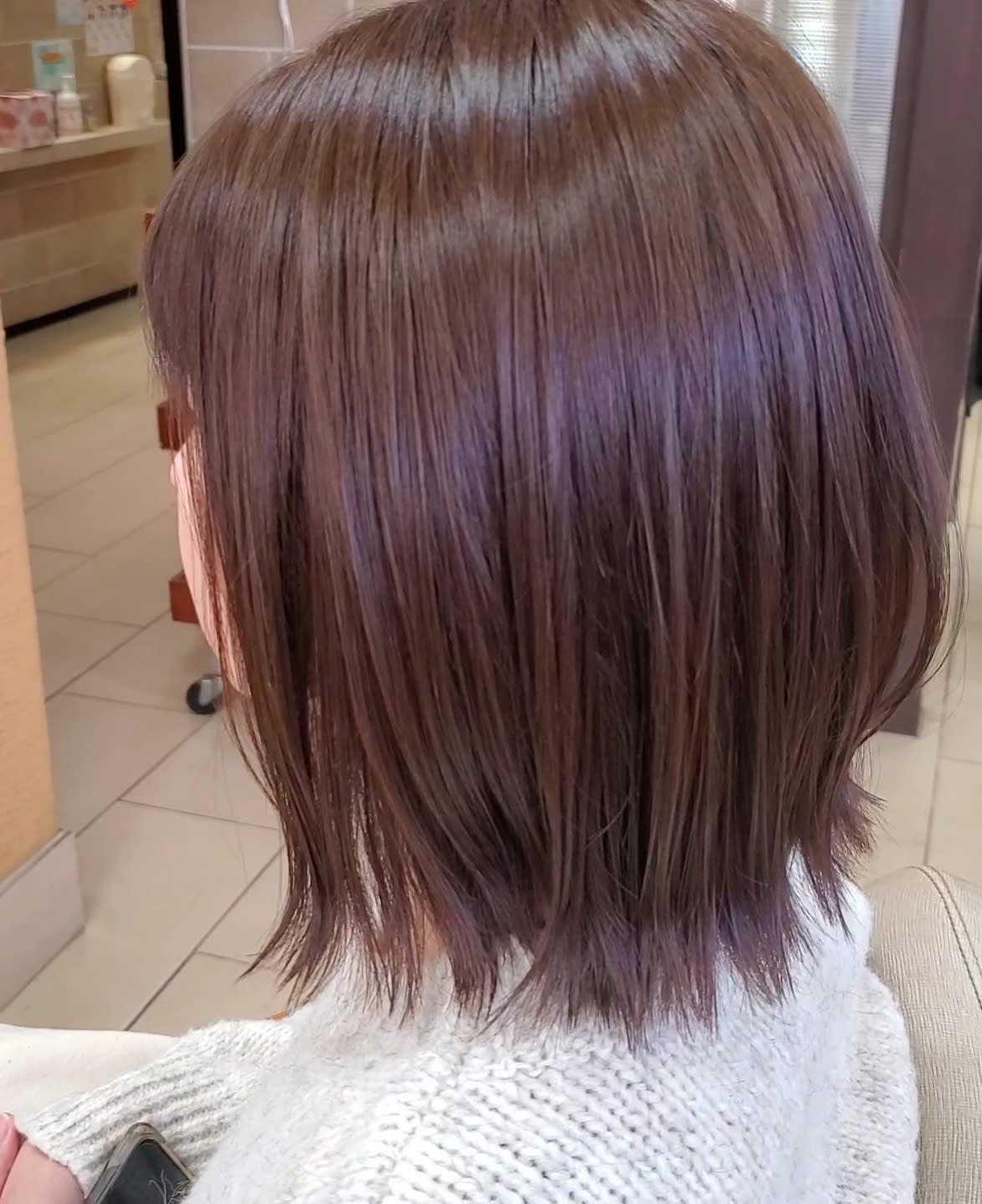 tip・top 清瀬店【チップタップ キヨセテン】のスタイル紹介。ピンクベージュカラー　tiptop 清瀬店