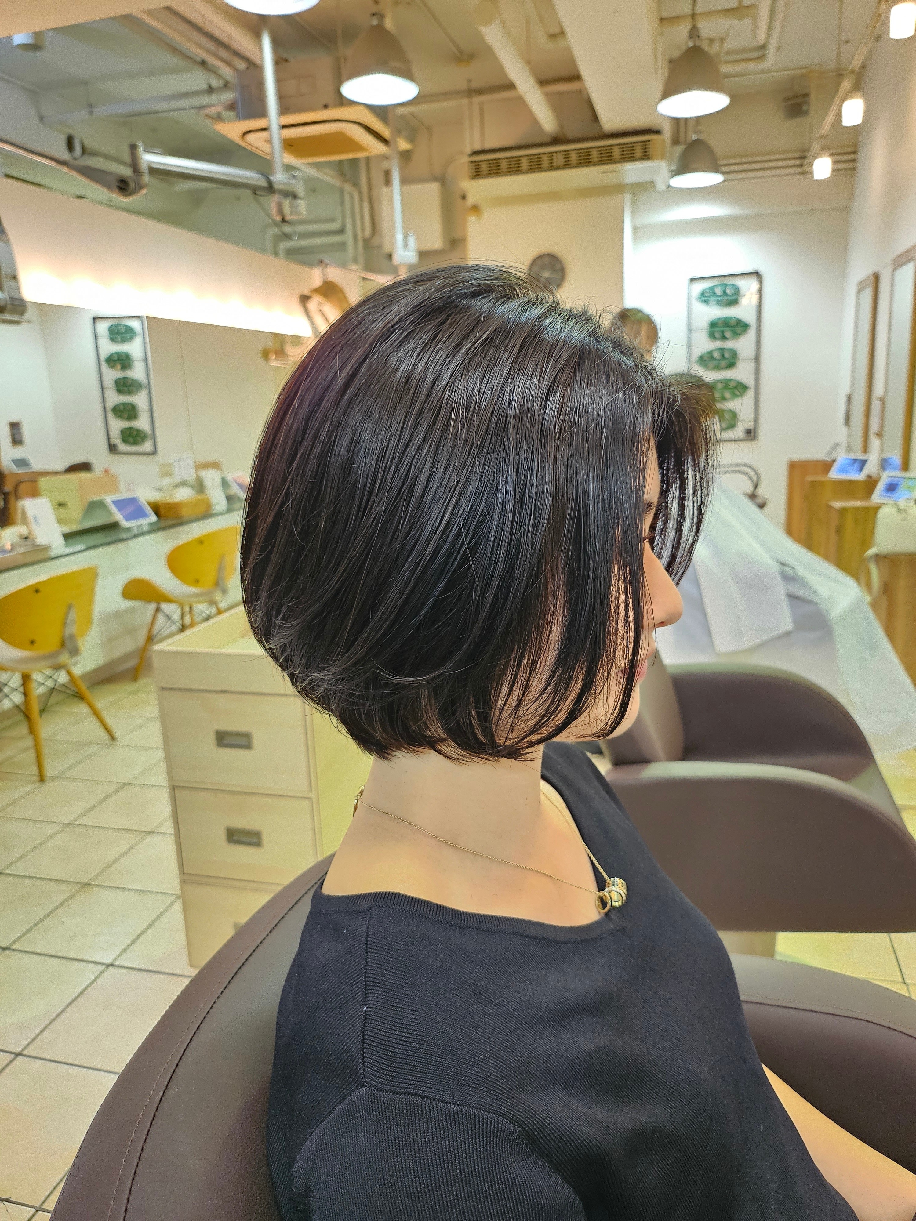 tip・top 井荻店【チップタップ イオギテン】のスタイル紹介。大人可愛い　丸みショートボブ