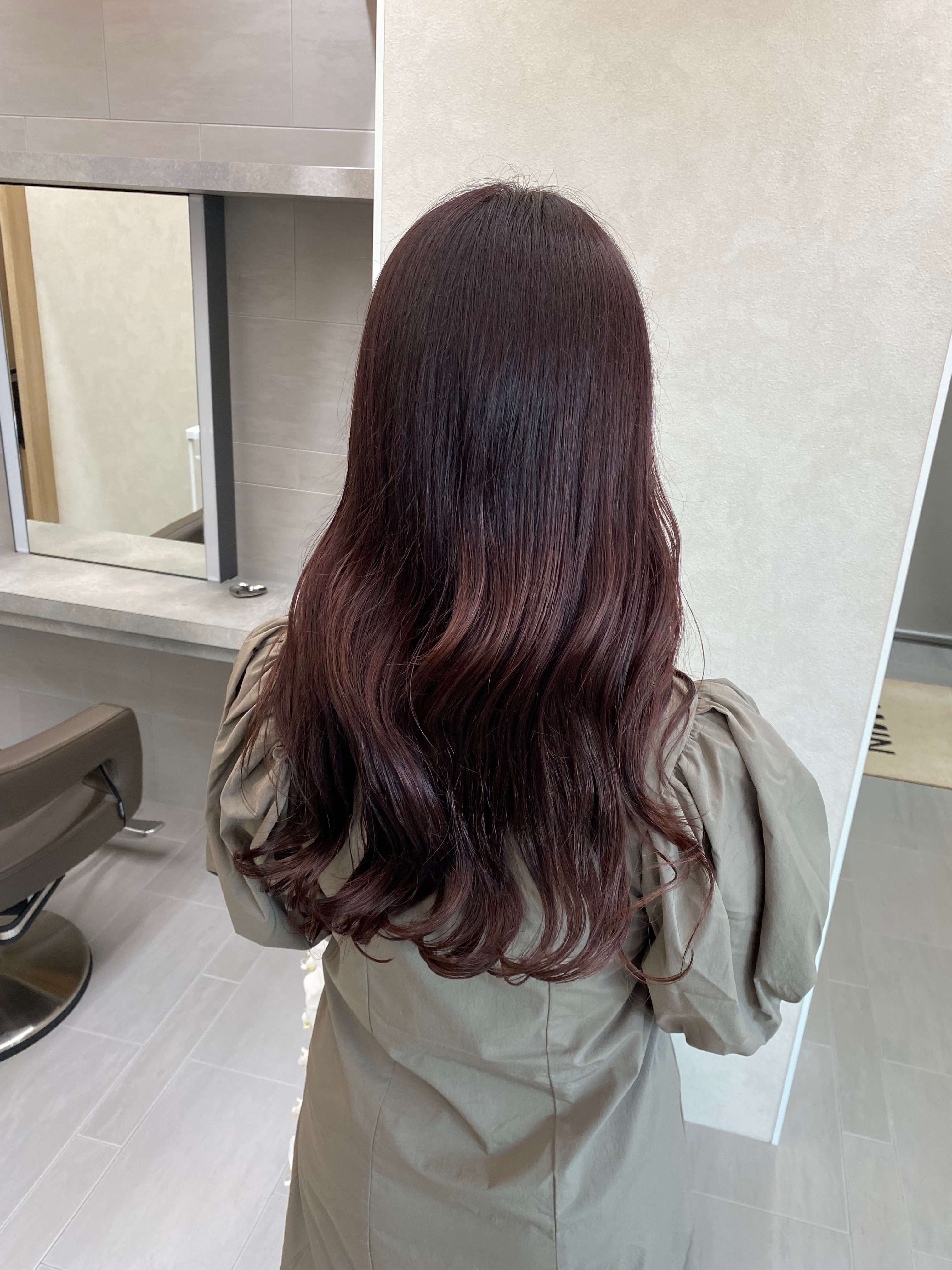 LAMIN【ラミン】【ラミン】のスタイル紹介。ラズベリーカラー