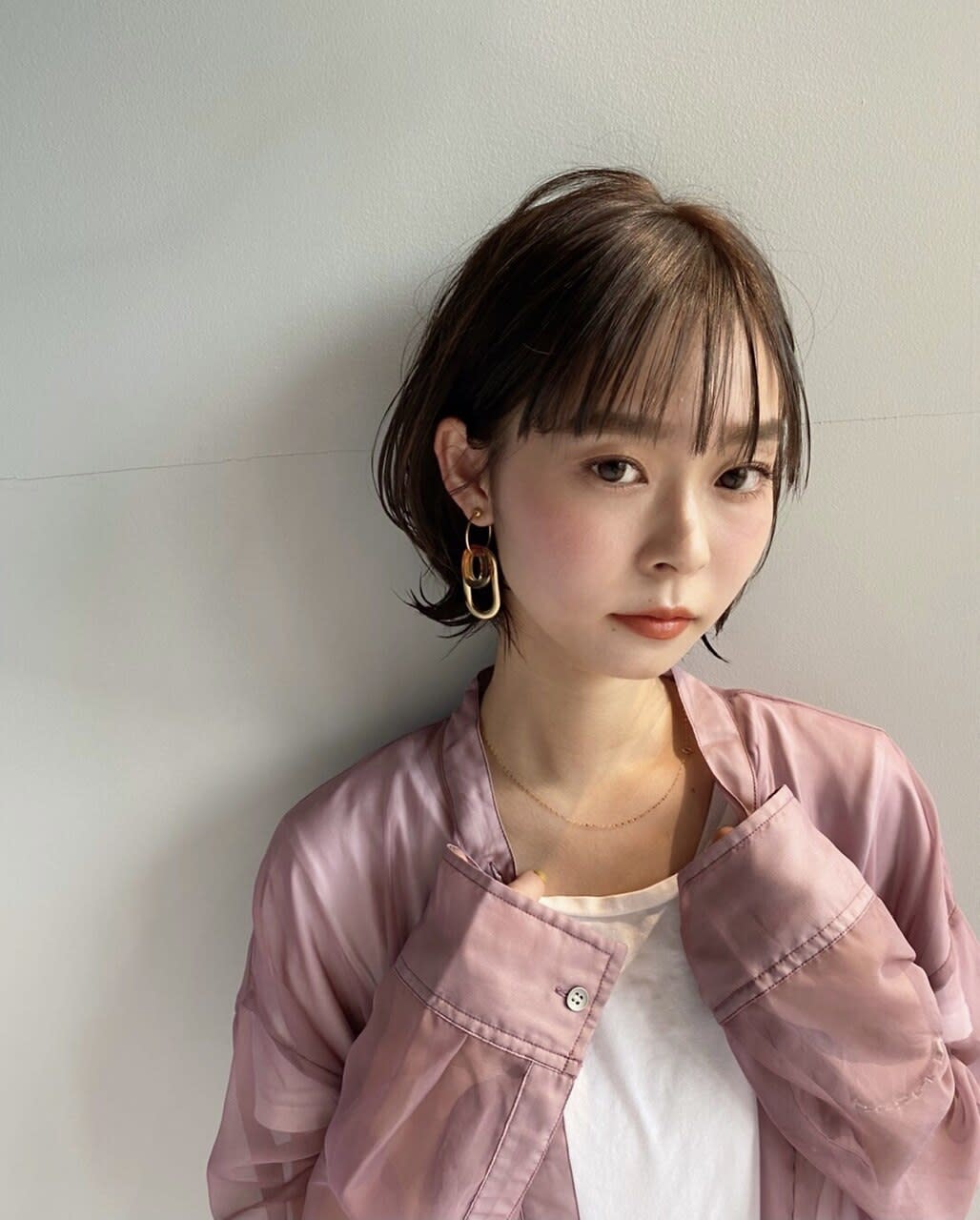 yoyo【ヨヨ】のスタイル紹介。大人可愛いひし形ラベンダーアッシュ