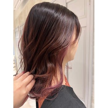 and.S【アンドットエス】のスタイル紹介。【and.S】大人可愛いインナーカラー