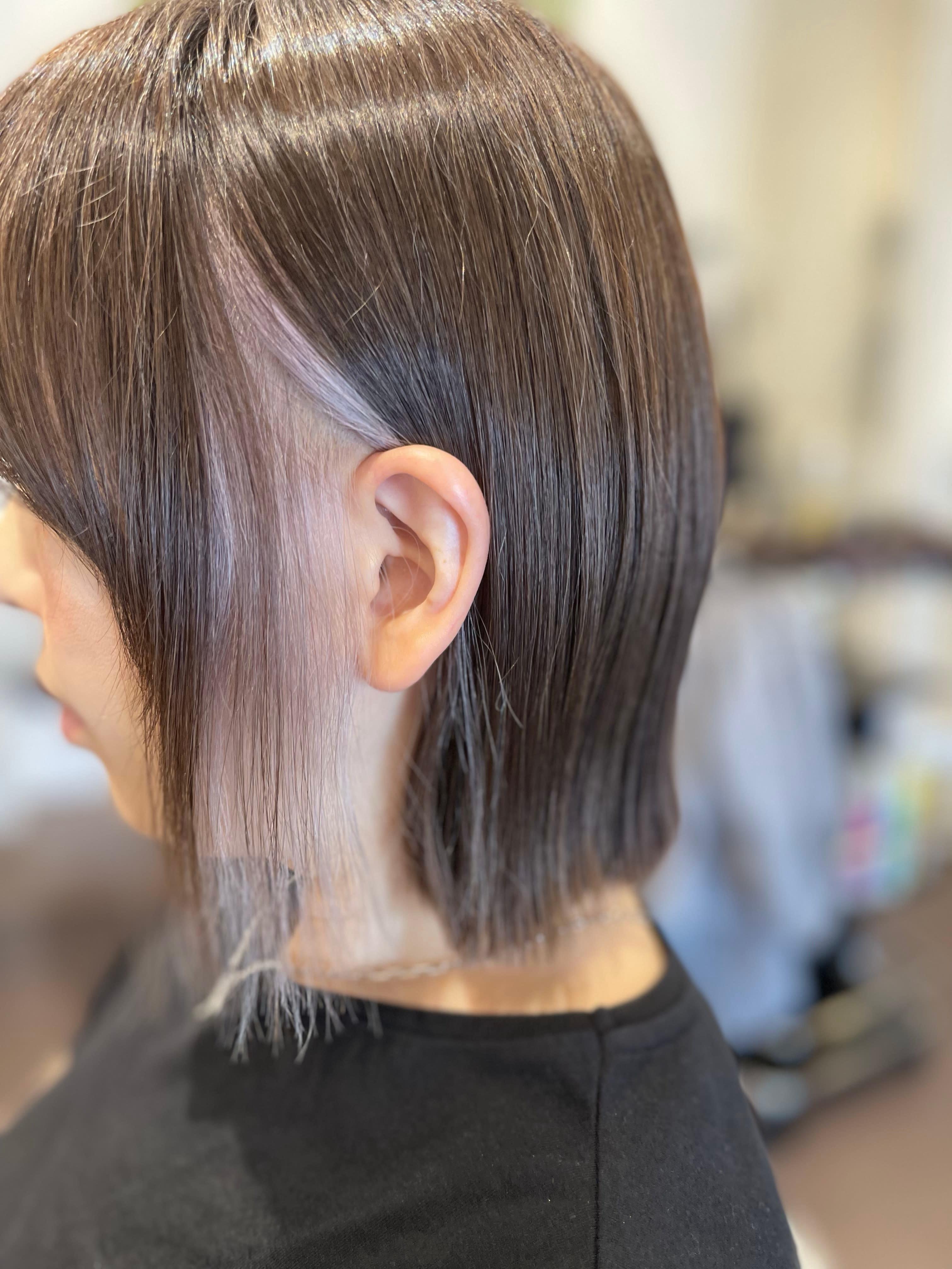 CLAP hair【クラップヘアー】のスタイル紹介。インナーカラー