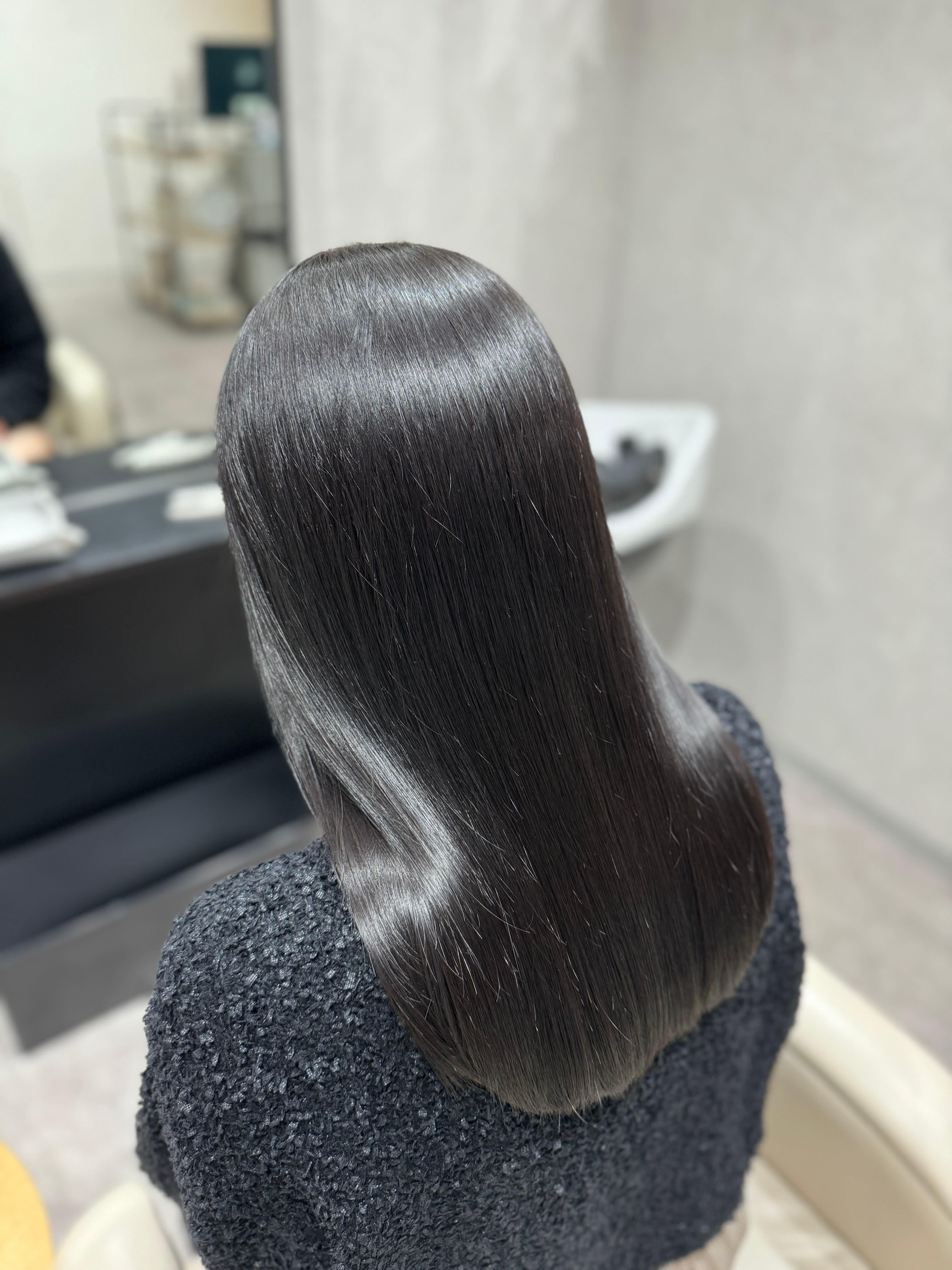 髪質改善&ヘッドスパ特化サロンMint leaf【カミシツカイゼンアンドヘッドスパトッカサロンミントリーフ】のスタイル紹介。【髪質改善トリートメント】カラーエステ