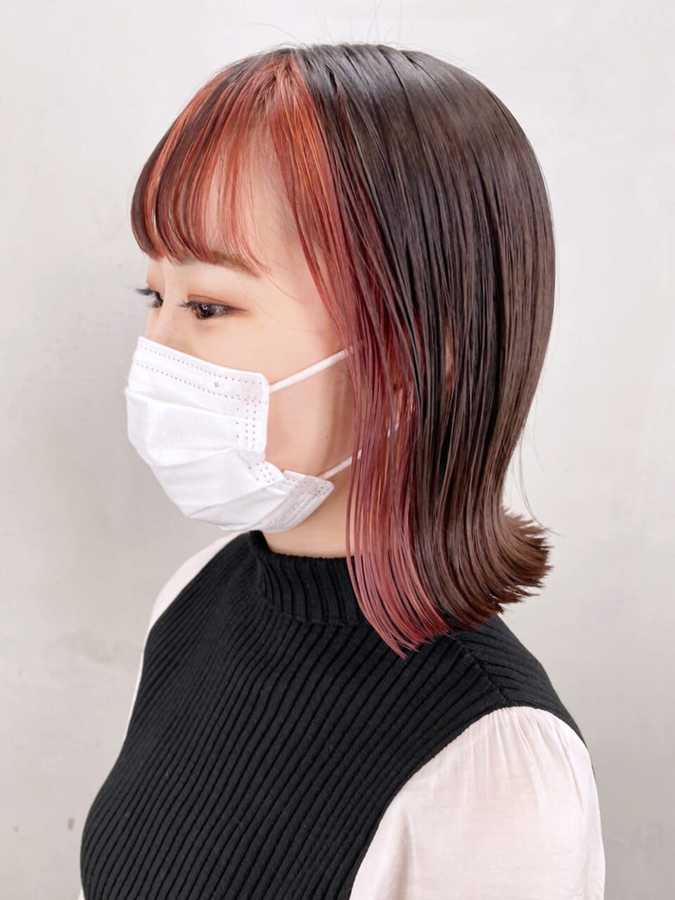 IT by ALBUM 藤沢店【アイティー バイ アルバム】【アイティー バイ アルバム】のスタイル紹介。ベビーピンクミルクティーピンク_ba322611