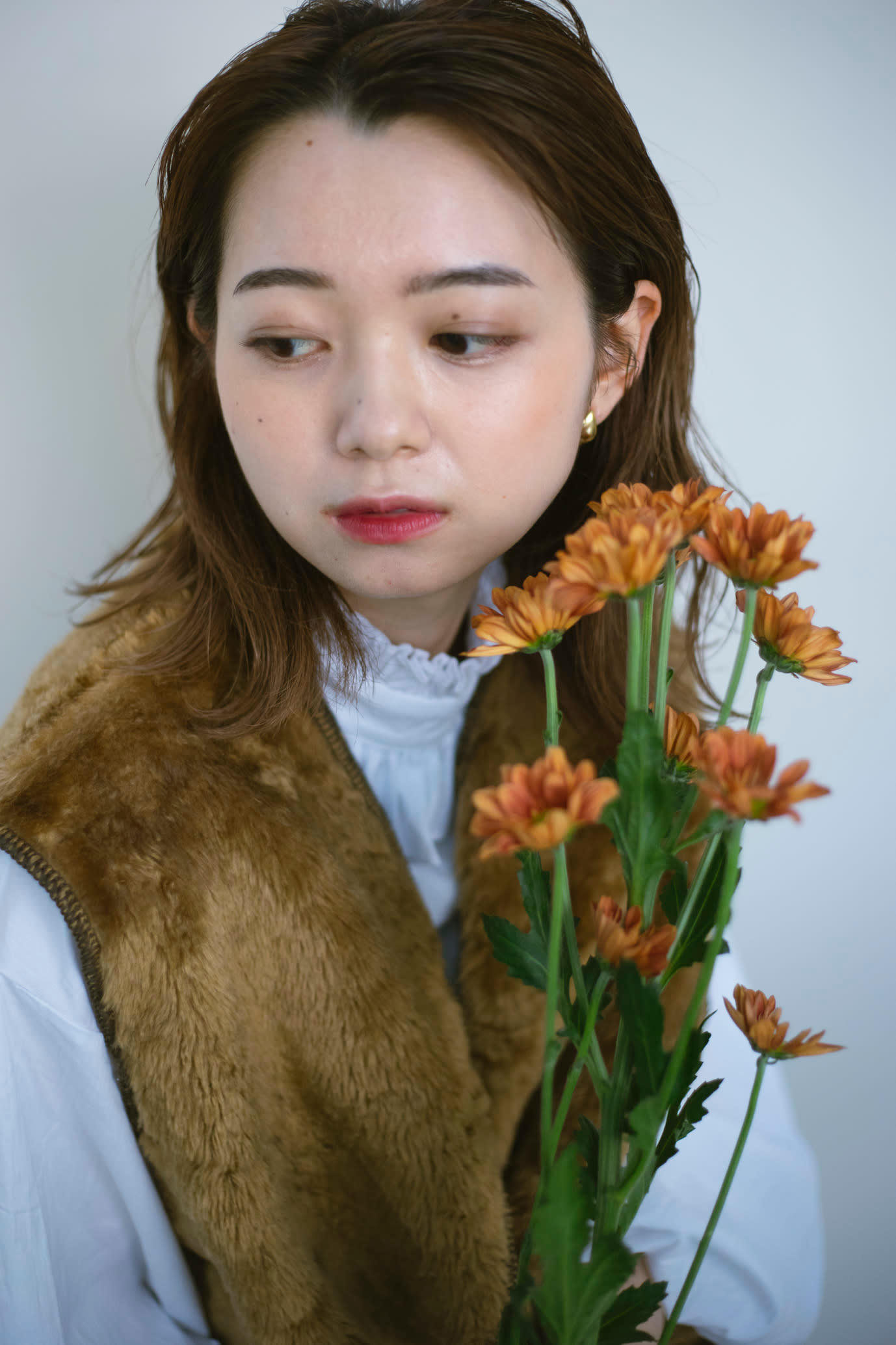 one mile八潮店【ワンマイルヤシオテン】のスタイル紹介。ゆるふわミディアムヘアー◎