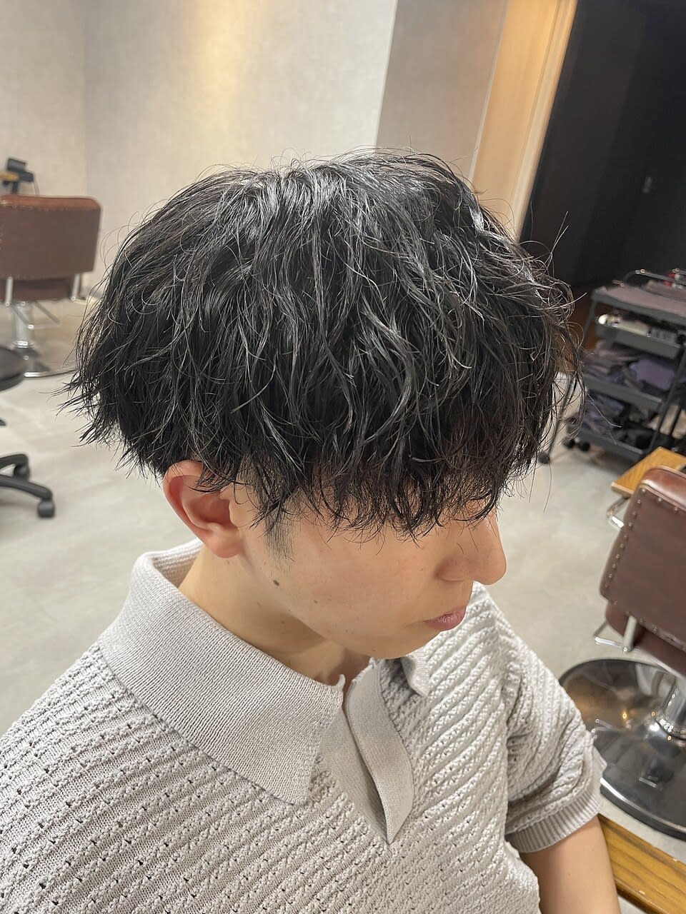 押上 美容室 cluster【オシアゲビヨウシツクラスタ】のスタイル紹介。ソフトツイストパーマ