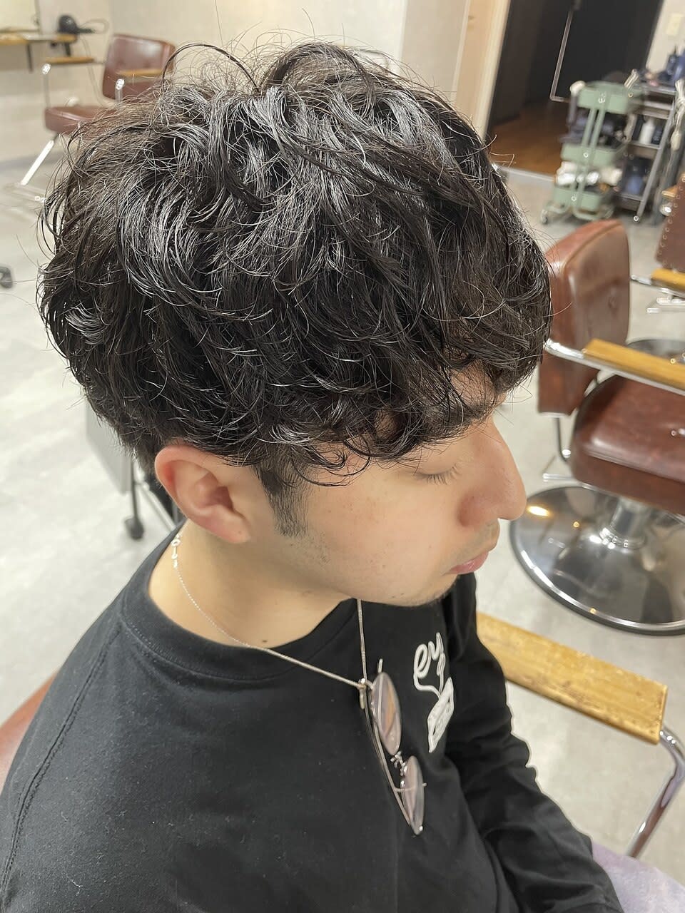 押上 美容室 cluster【オシアゲビヨウシツクラスタ】のスタイル紹介。ニュアンスパーマ