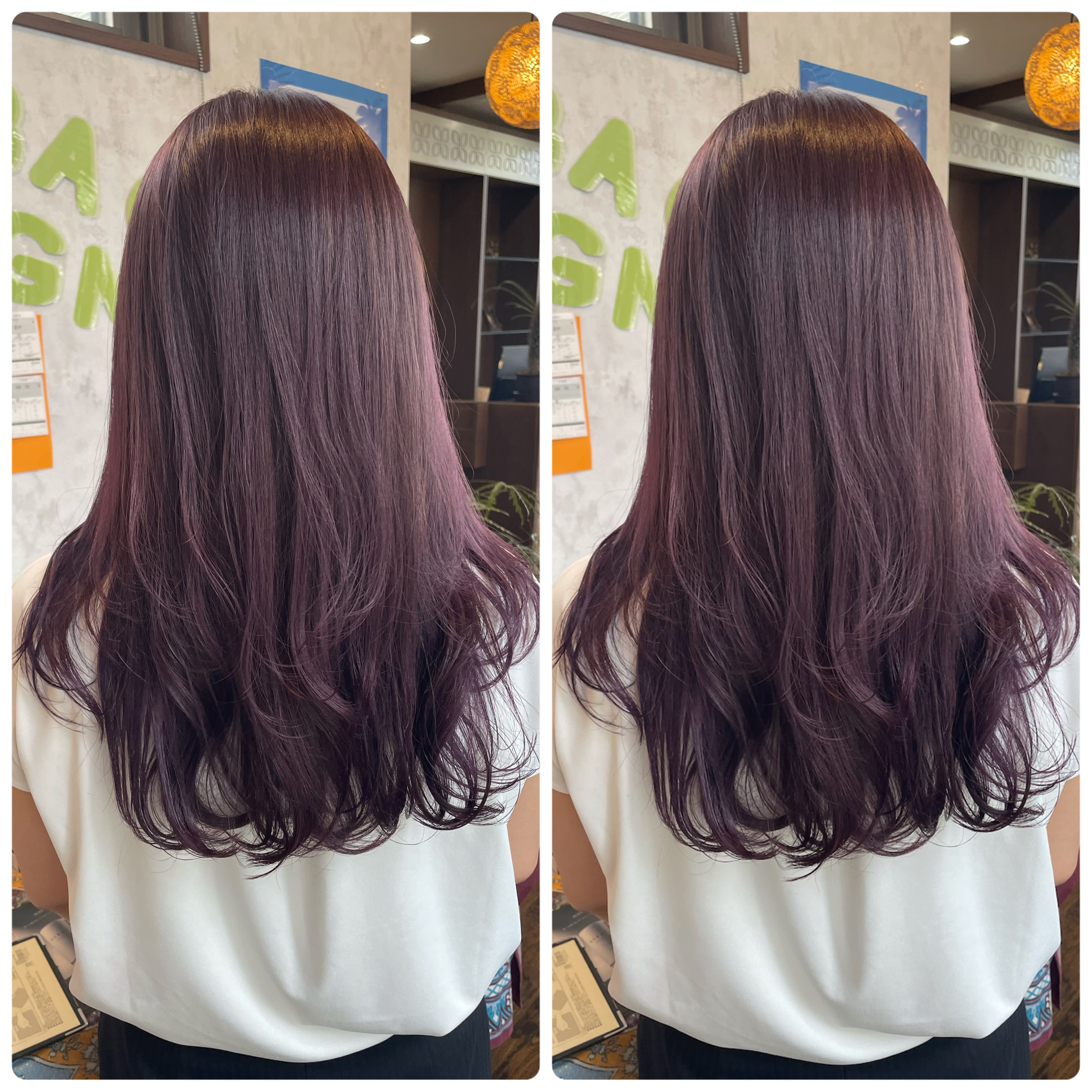 BEYOND L’INK【ビヨンド リンク】のスタイル紹介。ブリーチなしバイオレット