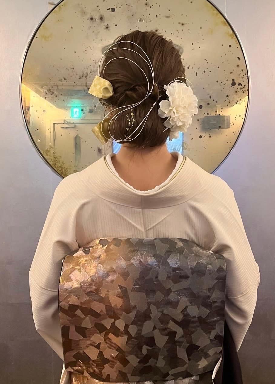 ヘアセット/ヘアアレンジ/結婚式/ウェディング/ブライダル/髪質改善/ヘアメ vertsoie仙台【ヴェルソワ】のスタイル紹介。vertsoie×ミディアム