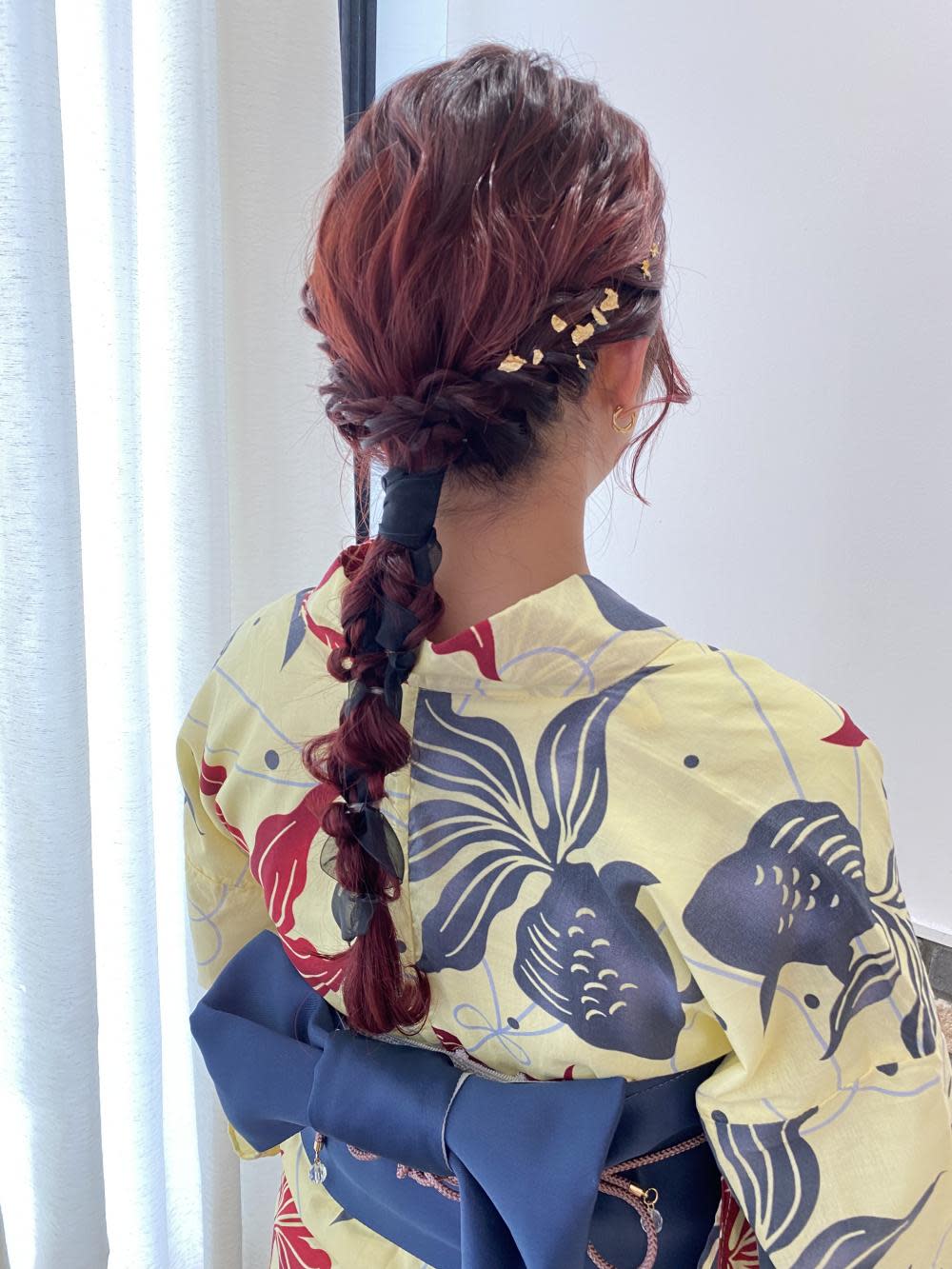 Neolive cherie 浅草店【ネオリーブ シェリエ アサクサテン】のスタイル紹介。【浴衣ヘア】編み下ろしヘア