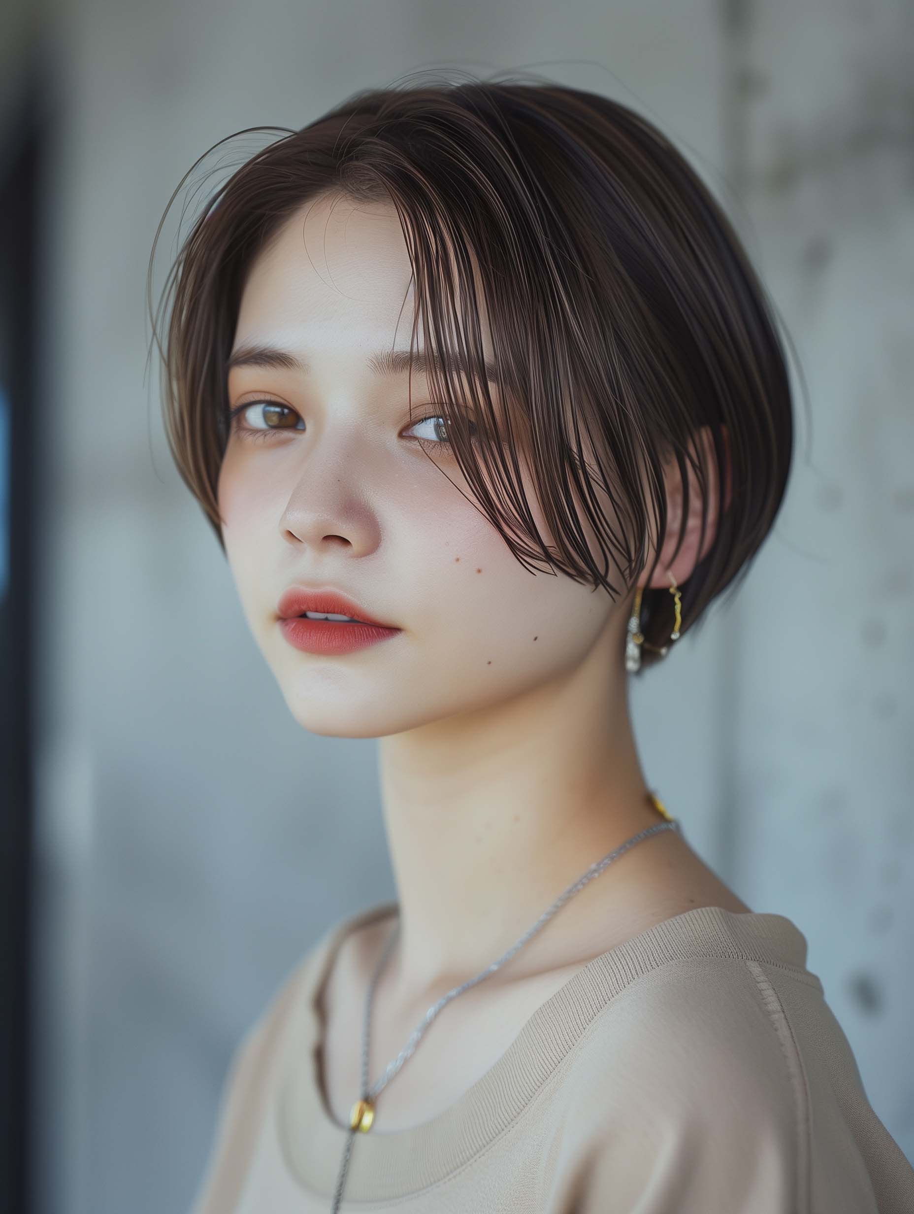 デザインカラー＆髪質改善 Special OSAKA 難波店【デザインカラー アンド カミシツカイゼン スペシャルオオサカ ナンバテン】のスタイル紹介。【Special OSAKA】ショートレイヤー