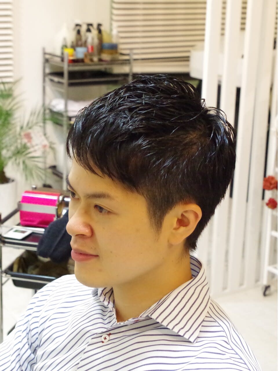 CAVARI【カヴァリ】のスタイル紹介。【CAVARI】ビジネスメンズ2ブロックショート