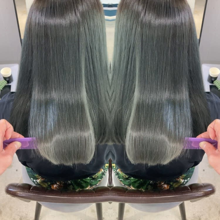 lok 高田馬場【ロク】【ロクタカダノババ】のスタイル紹介。美髪グレージュ【高田馬場　lok】