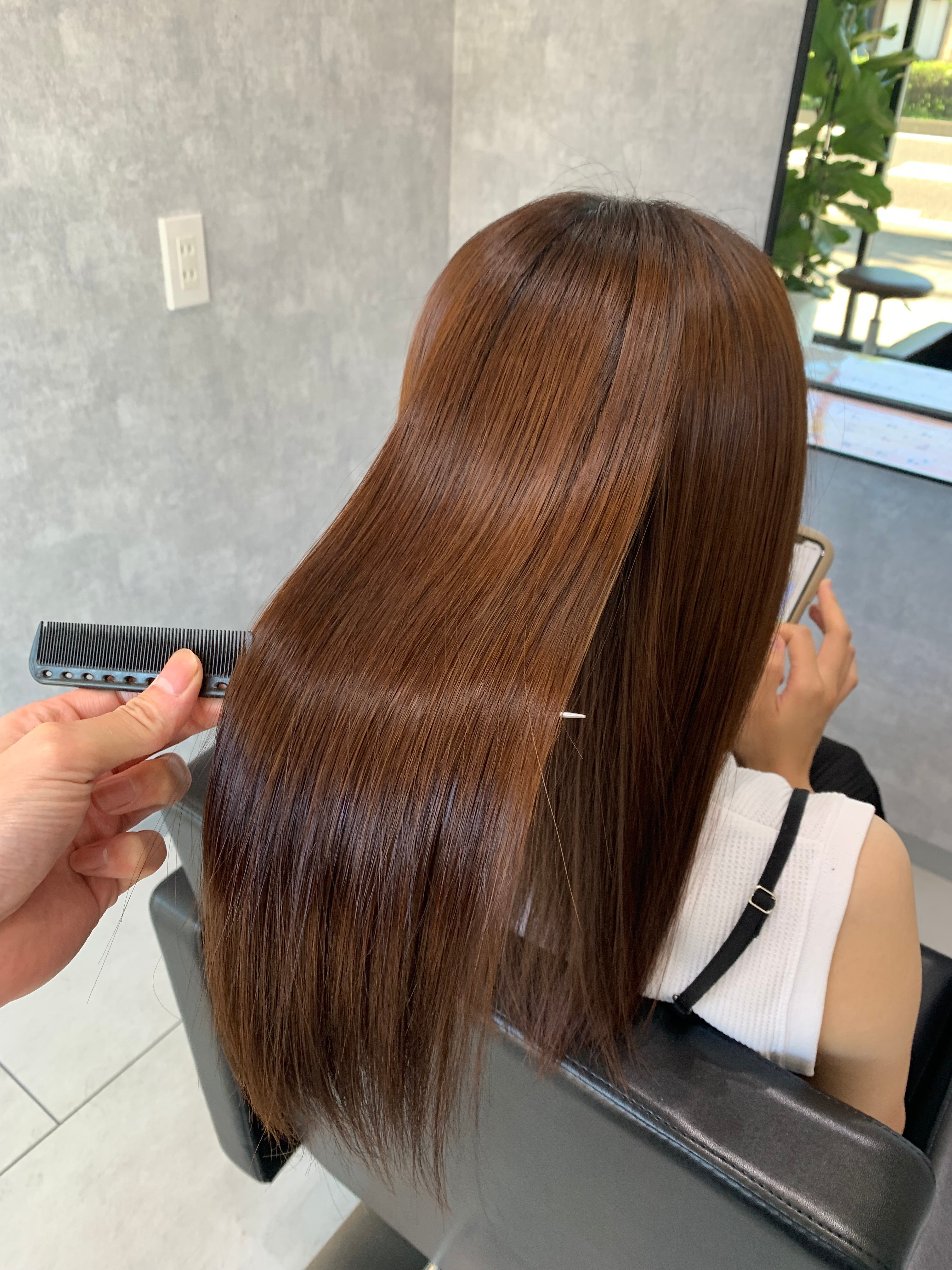 Hair Salon GRANDE Ly【ヘアーサロン グランデ リー】【ヘアー サロン グランデ リー】のスタイル紹介。縮毛矯正【髪質改善/酸性ストレート/髪質改善トリートメント】