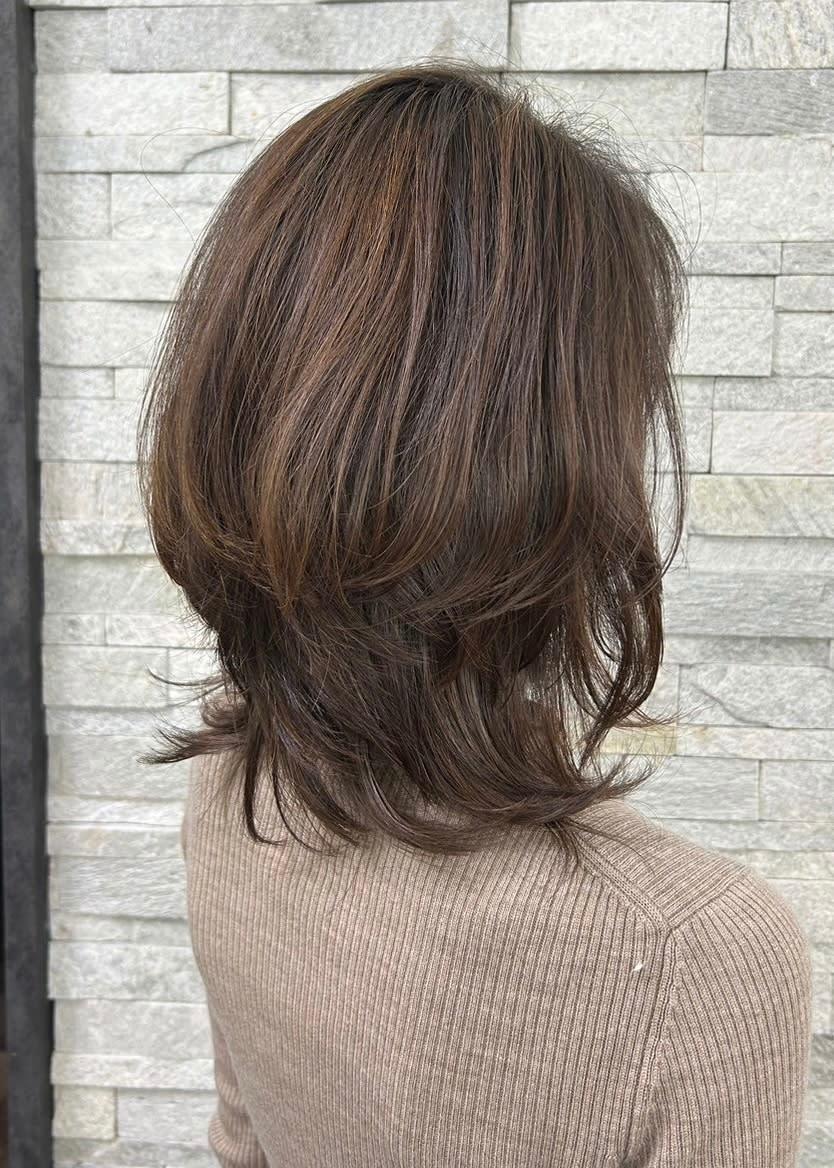 Fair【エフエール】のスタイル紹介。ミディアムウルフ