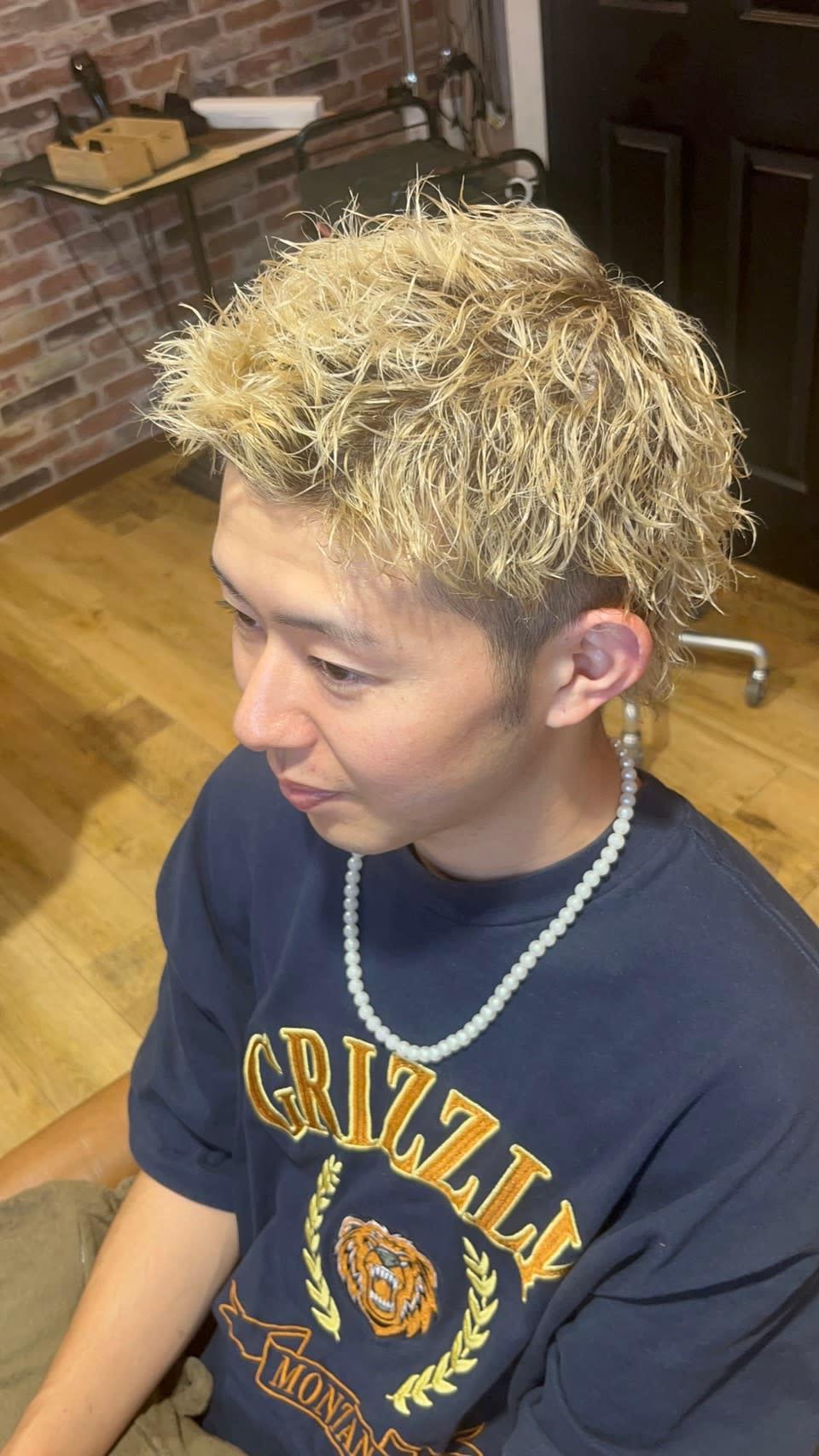 PulRavi 吉野ヶ里店【プルラヴィ　ヨシノガリテン】のスタイル紹介。ブリーチパーマ