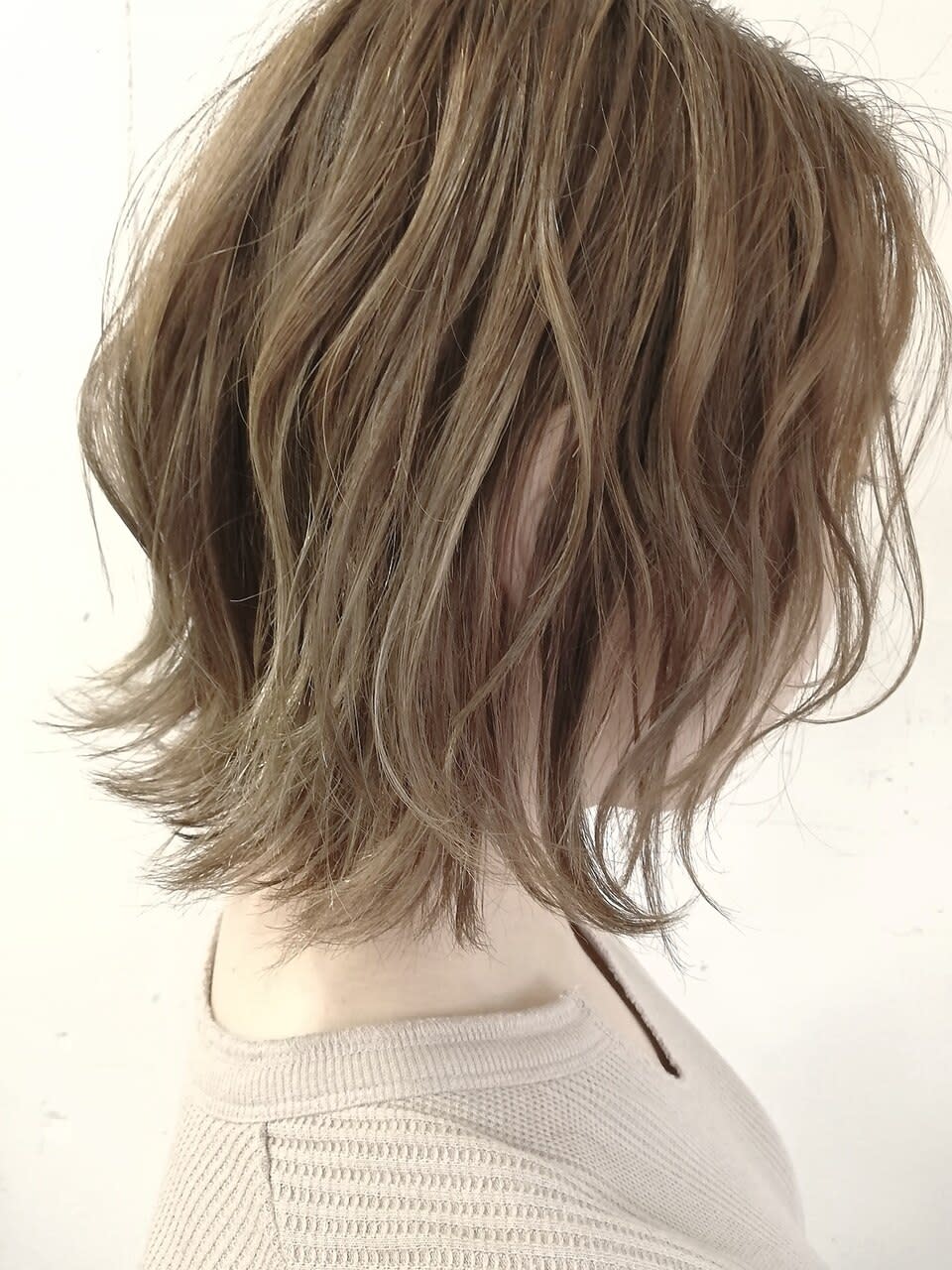 リジェール 高辻店【リジェール タカツジテン】のスタイル紹介。脱白髪染め 3Dハイライト レイヤーカット ボブ 髪質改善