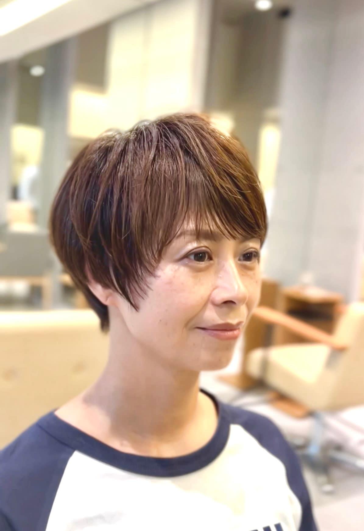 Kimito Hairdesign&spa【武蔵小杉】ショート/ボブ/パーマ【キミトヘアデザインアンドスパムサシコスギショートボブパーマ】のスタイル紹介。Kimito Hair design&spa×ショート