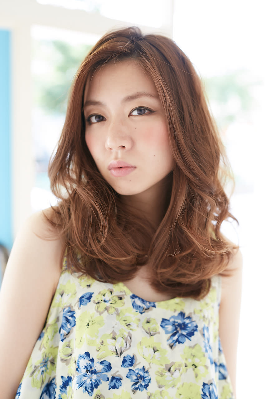 【全席半個室サロン】Hairate坂戸店【ゼンセキハンコシツサロン ハイレートサカドテン】のスタイル紹介。ゆるふわ♪愛されミディ　