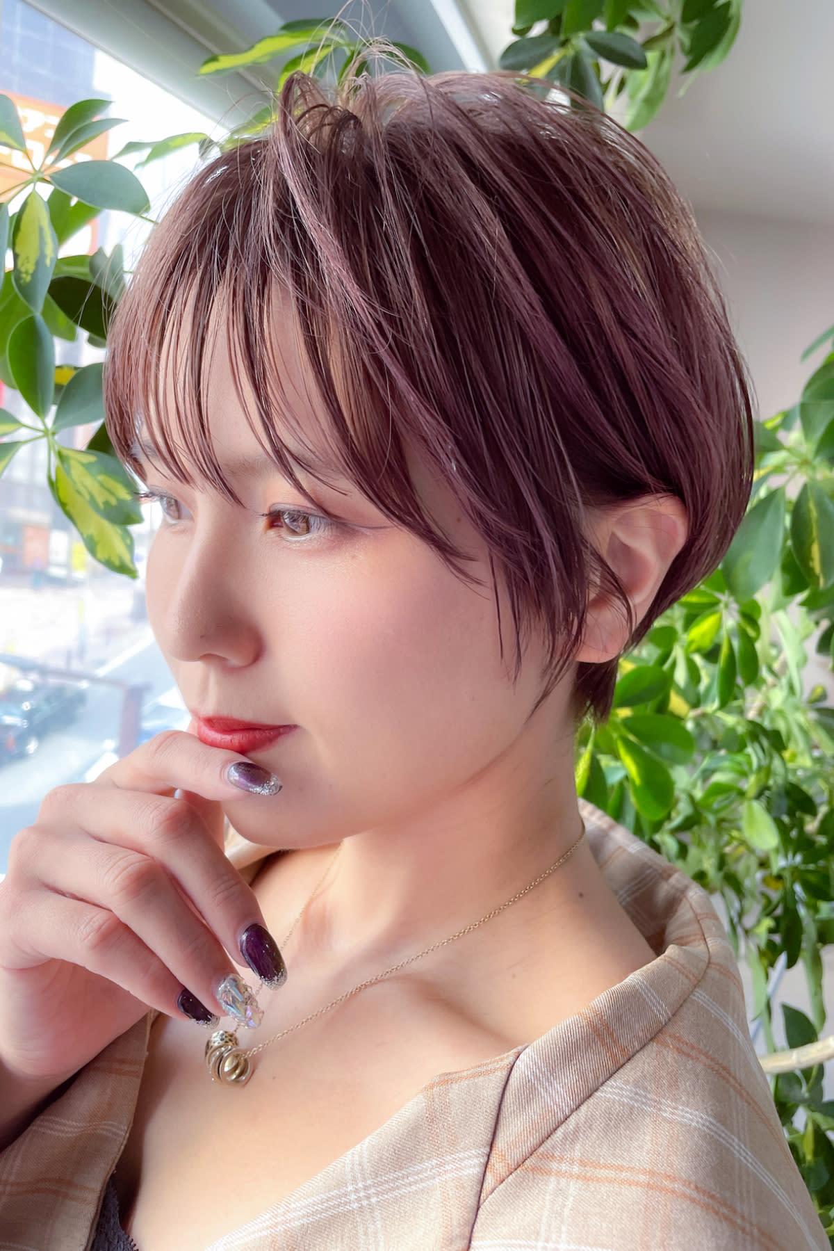 美容室アンジー 三田本店【ビヨウシツアンジーミタホンテン】のスタイル紹介。耳掛けショート