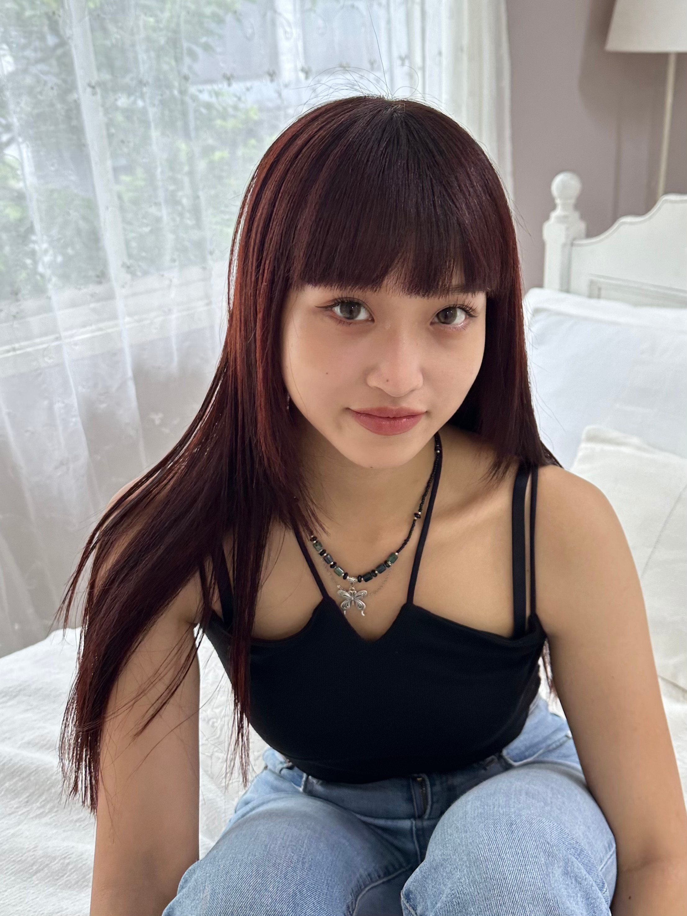 freera 表参道【フリーラ オモテサンドウ】のスタイル紹介。ワインレッド