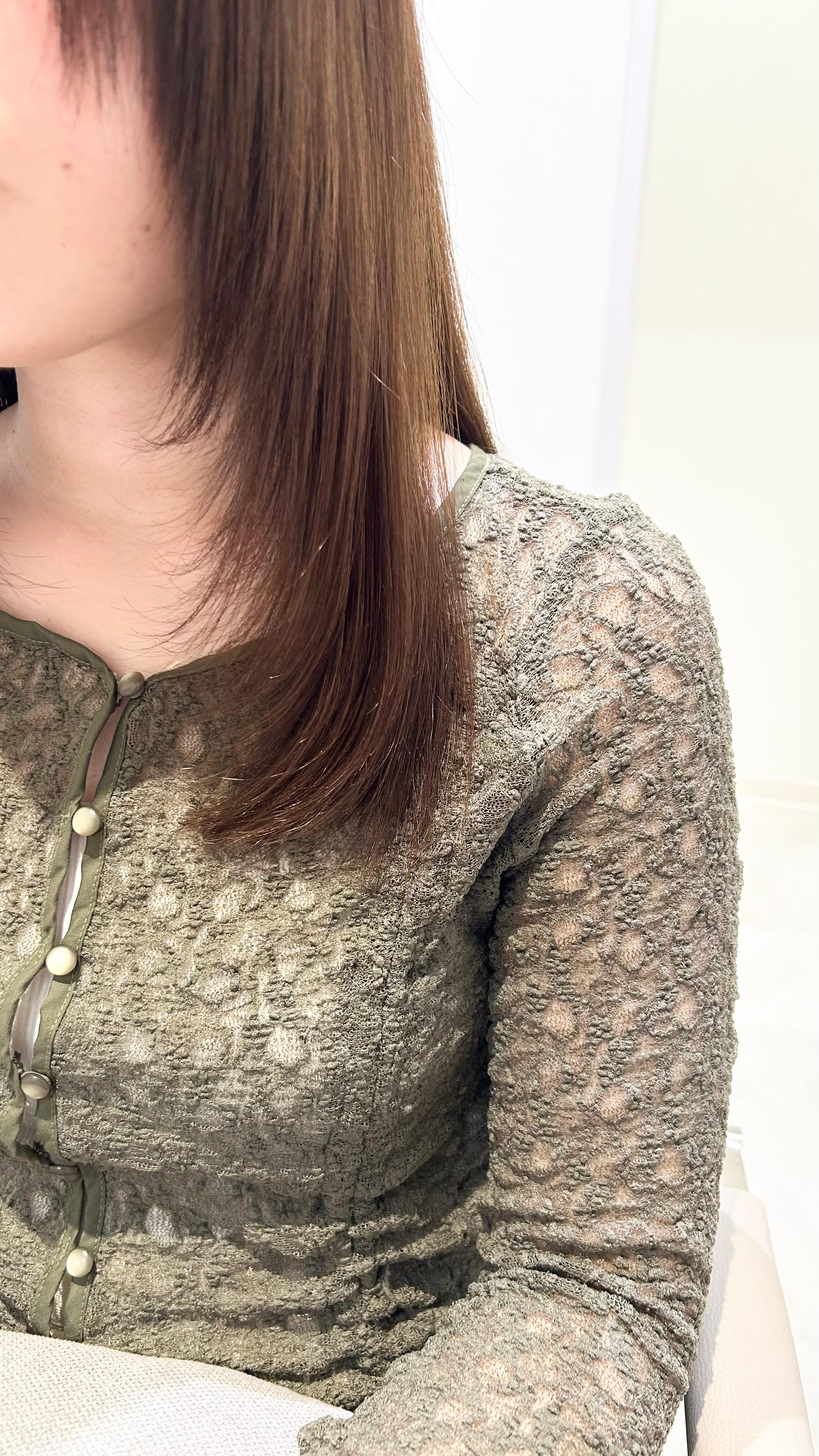 【完全個室サロン】Eleanor spa＆treatment 枚方【カンゼンコシツサロン エレノア スパアンドトリートメント ヒラカタ】のスタイル紹介。簡単内巻きフェイスレイヤー♪