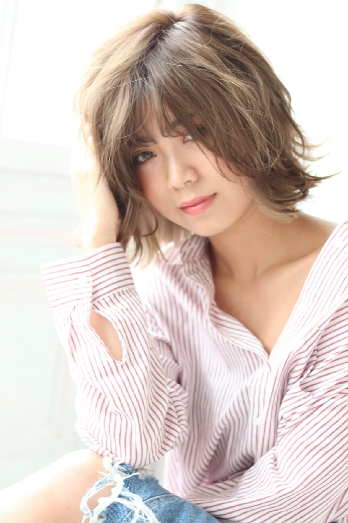 freera 横浜【フリーラ ヨコハマ】のスタイル紹介。前髪長めショート