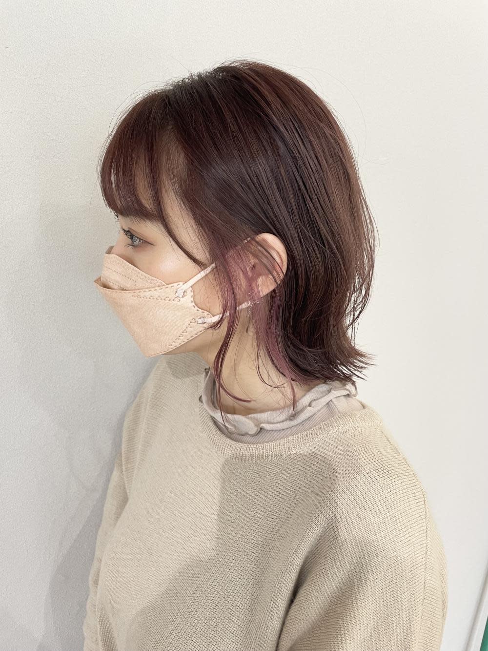 noll【ノル】のスタイル紹介。くびれボブ×イヤリングカラー