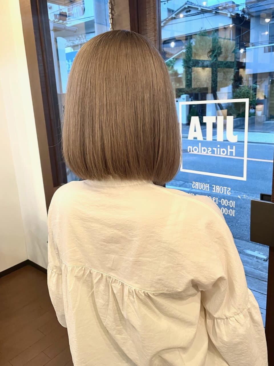 JITA【ジタ】のスタイル紹介。JITA上本町×ボブ