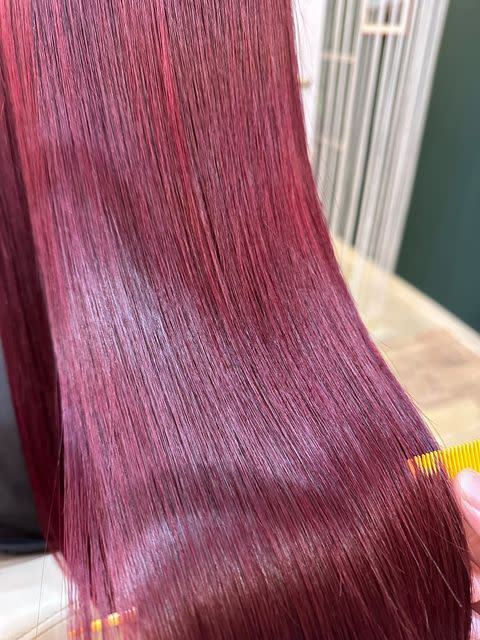 X-axia 【シース・アクシア】【シース アクシア】のスタイル紹介。髪質改善　縮毛矯正