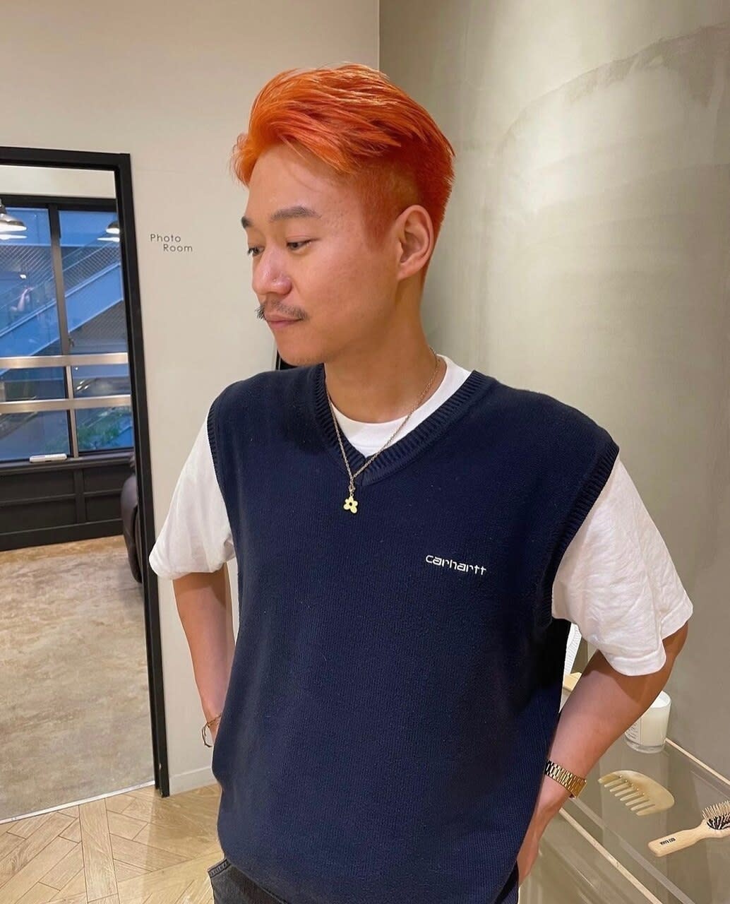 LOREN AO 栄矢場町店【ローレンアオ サカエヤバチョウテン】のスタイル紹介。ベリーショート/ダークアッシュ/ニュアンスパーマ/栄/久屋