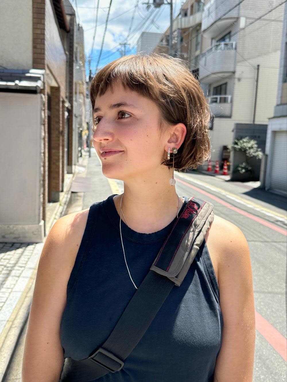 Creww KYOTO【クルー キョウト】【クルー キョウト】のスタイル紹介。オン眉バングのすきっとボブ