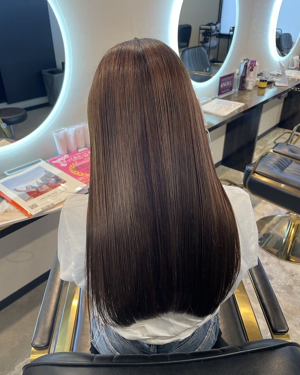 エファッセ行田店【エファッセギョウダテン】のスタイル紹介。髪質改善ストレート×カット