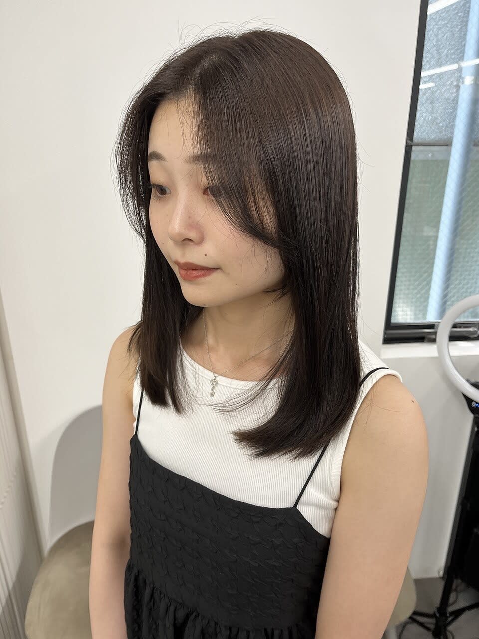 BOW【ボウ】のスタイル紹介。髪質改善カラー　顔まわりレイヤー