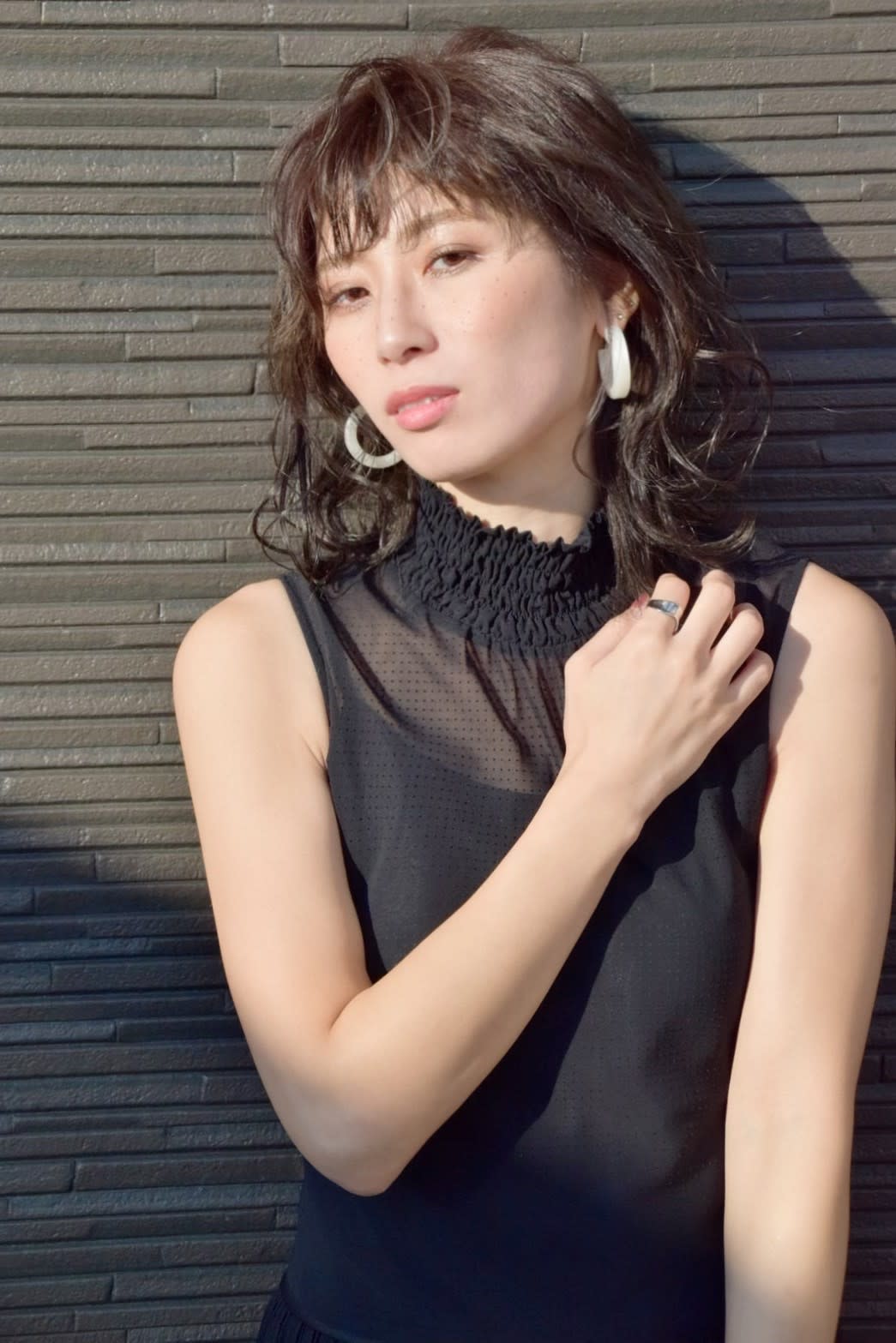 Hair Design Angelo carino【ヘアデザイン アンジェロ カリノ】のスタイル紹介。HairDesign Angelo carino×ミディアム