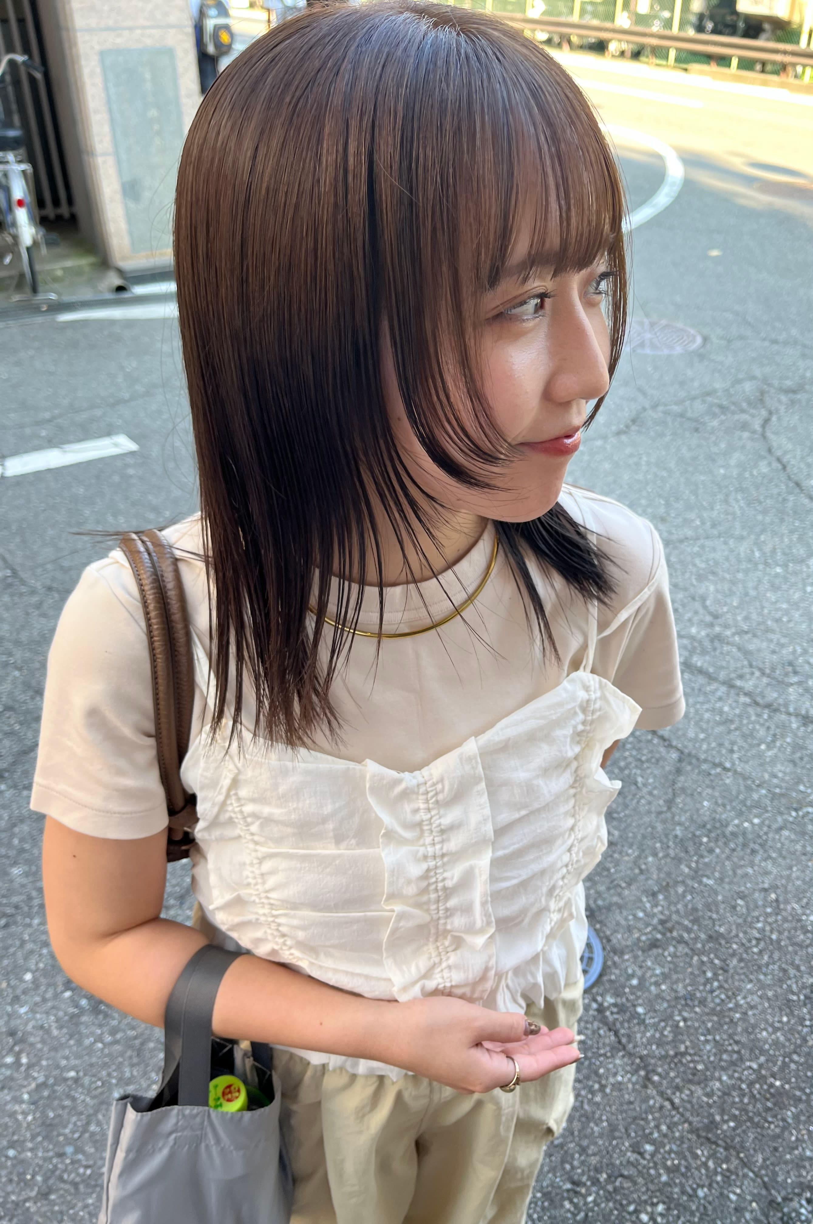 Lidee【リディー】のスタイル紹介。顔周りレイヤーカット