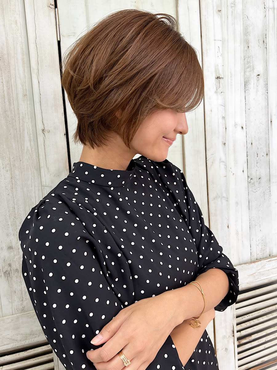 ヘアレスキュークルアルガ【ヘアレスキュークルアルガ】のスタイル紹介。【オーガニックカラー×カットで髪質改善にこだわる美髪ケア】　