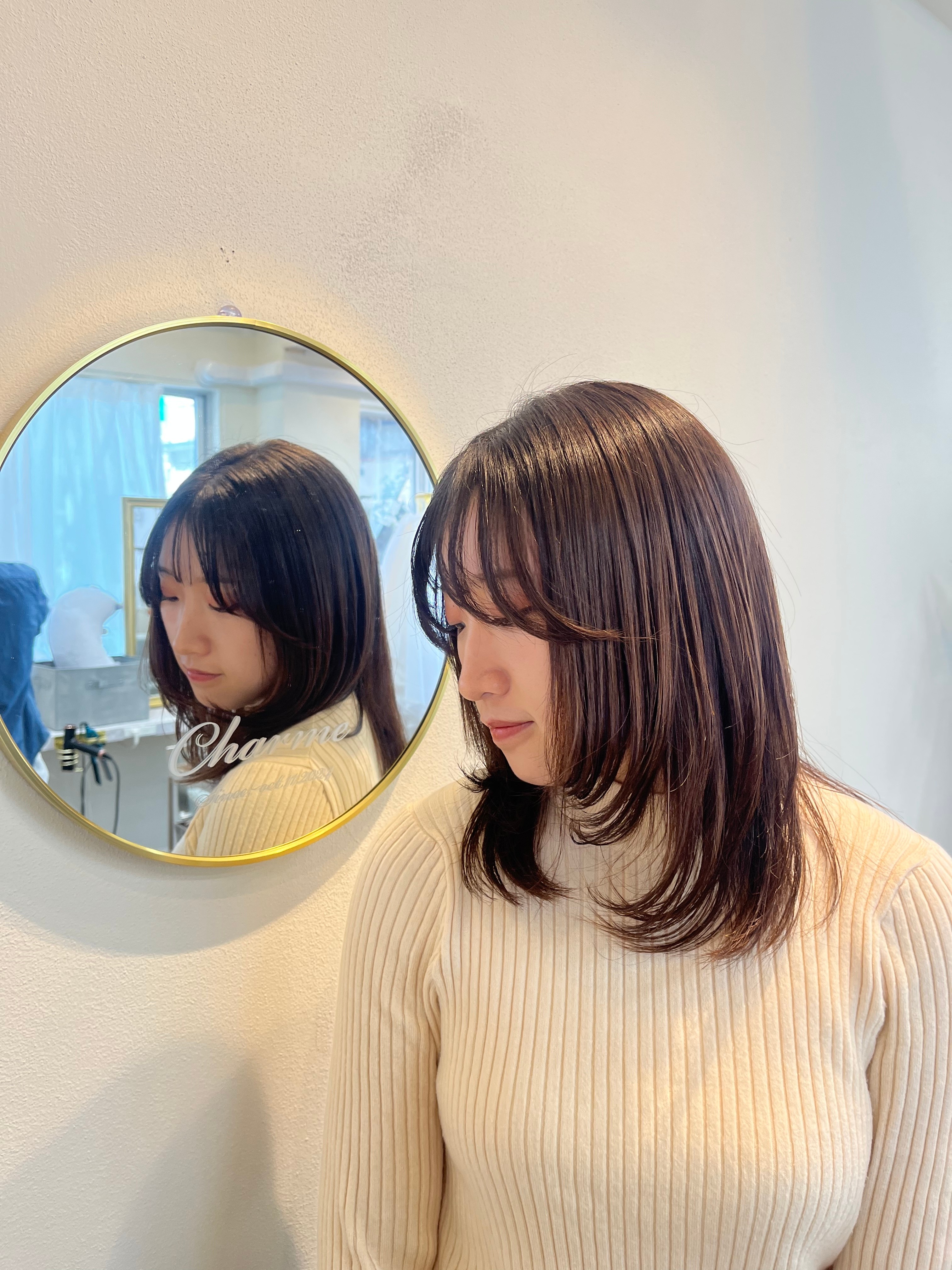 Charme【シャルム】のスタイル紹介。結べる？？？︎︎︎︎顔周りたっぷりレイヤー