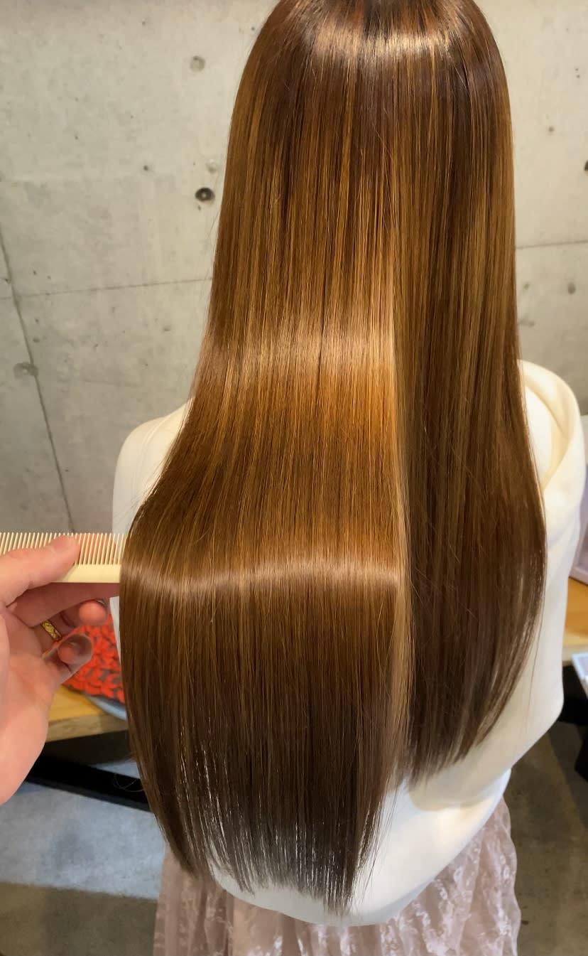 THE AWESUM 下北沢【オーサム】【オーサム シモキタザワ】のスタイル紹介。THE AWESUM 下北沢【オーサム】×縮毛矯正スタイル