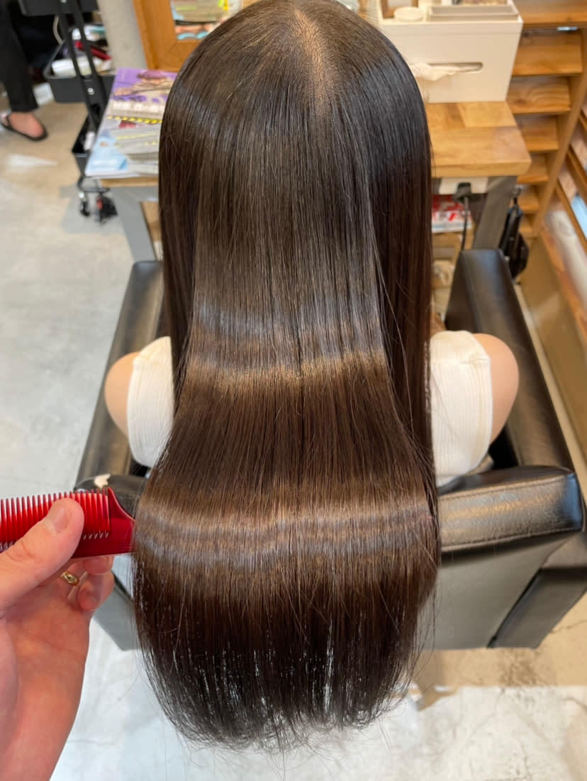 THE AWESUM 下北沢【オーサム】【オーサム シモキタザワ】のスタイル紹介。THE AWESUM 下北沢【オーサム】×縮毛矯正スタイル