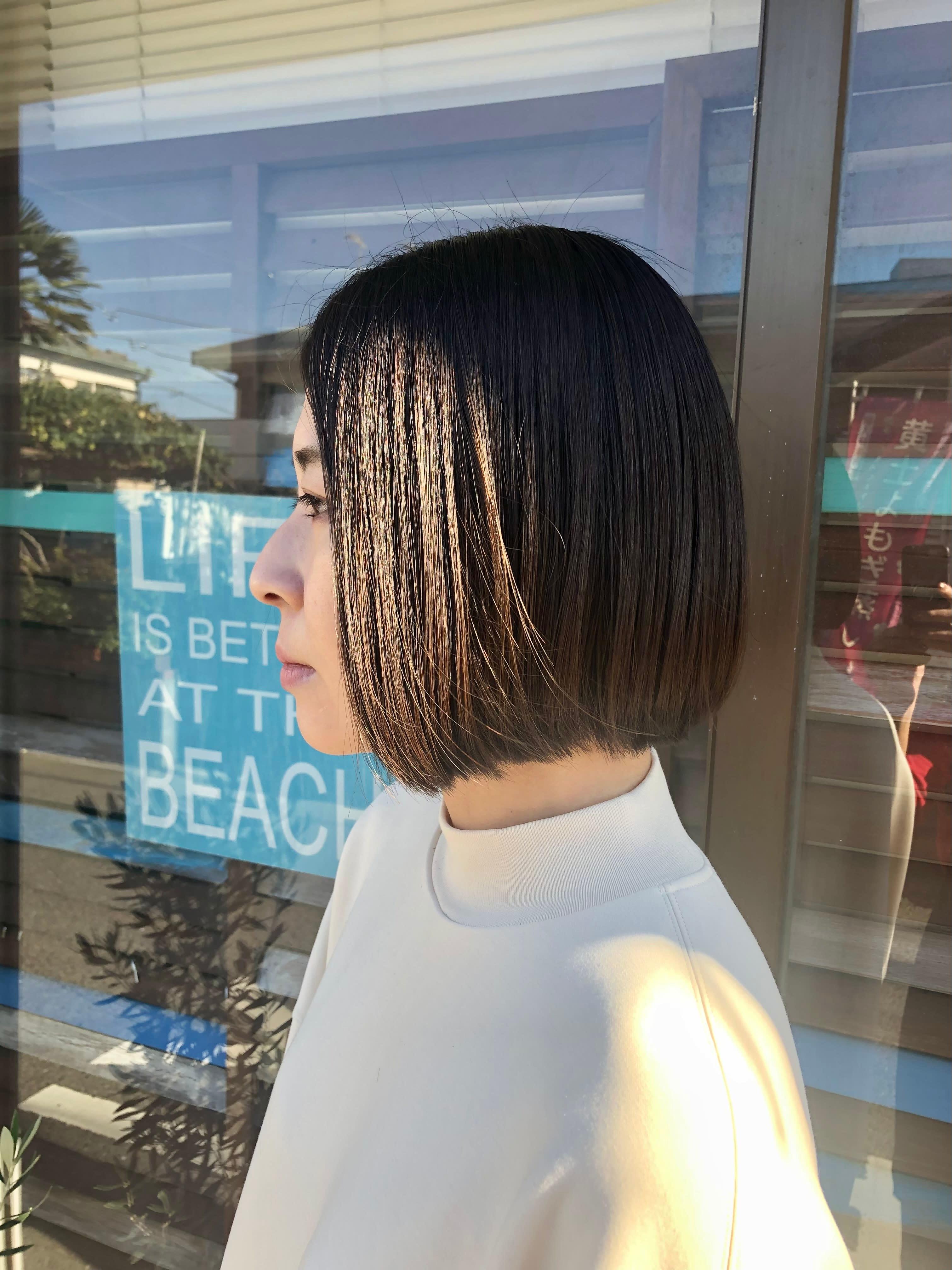 Yu hair design【ユウヘアデザイン】のスタイル紹介。ナチュラル縮毛矯正