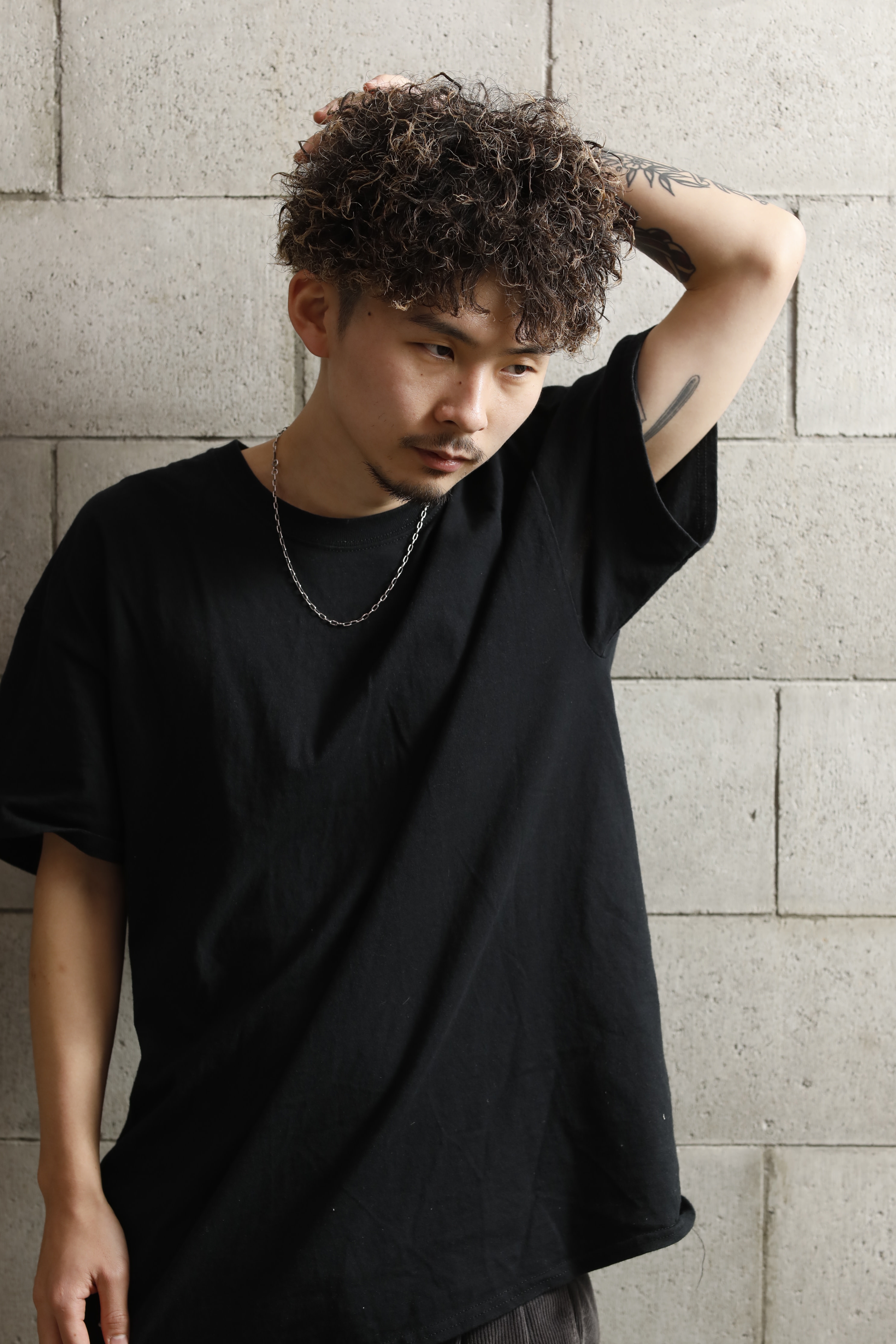 バーバーショップ　CHILL CHAIR　渋谷店【バーバーショップ チルチェア シブヤテン】のスタイル紹介。スパイラルパーマ