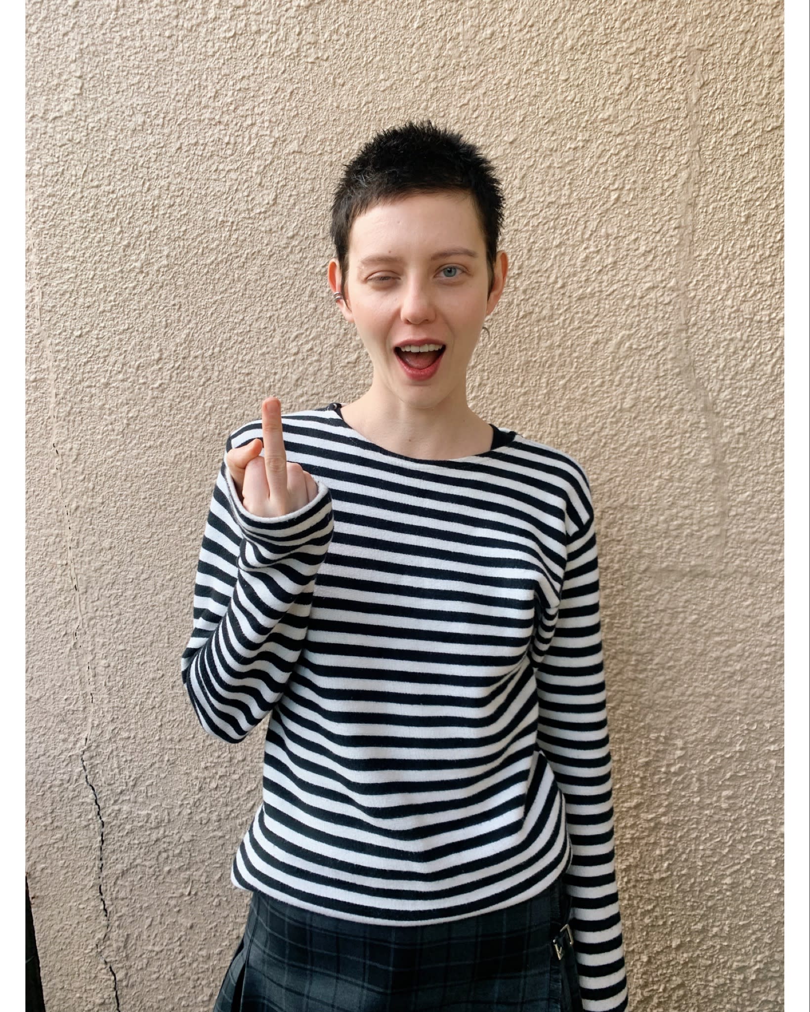 代々木上原美容室【ヨヨギウエハラビヨウシツ】のスタイル紹介。スパイキーベリーショート