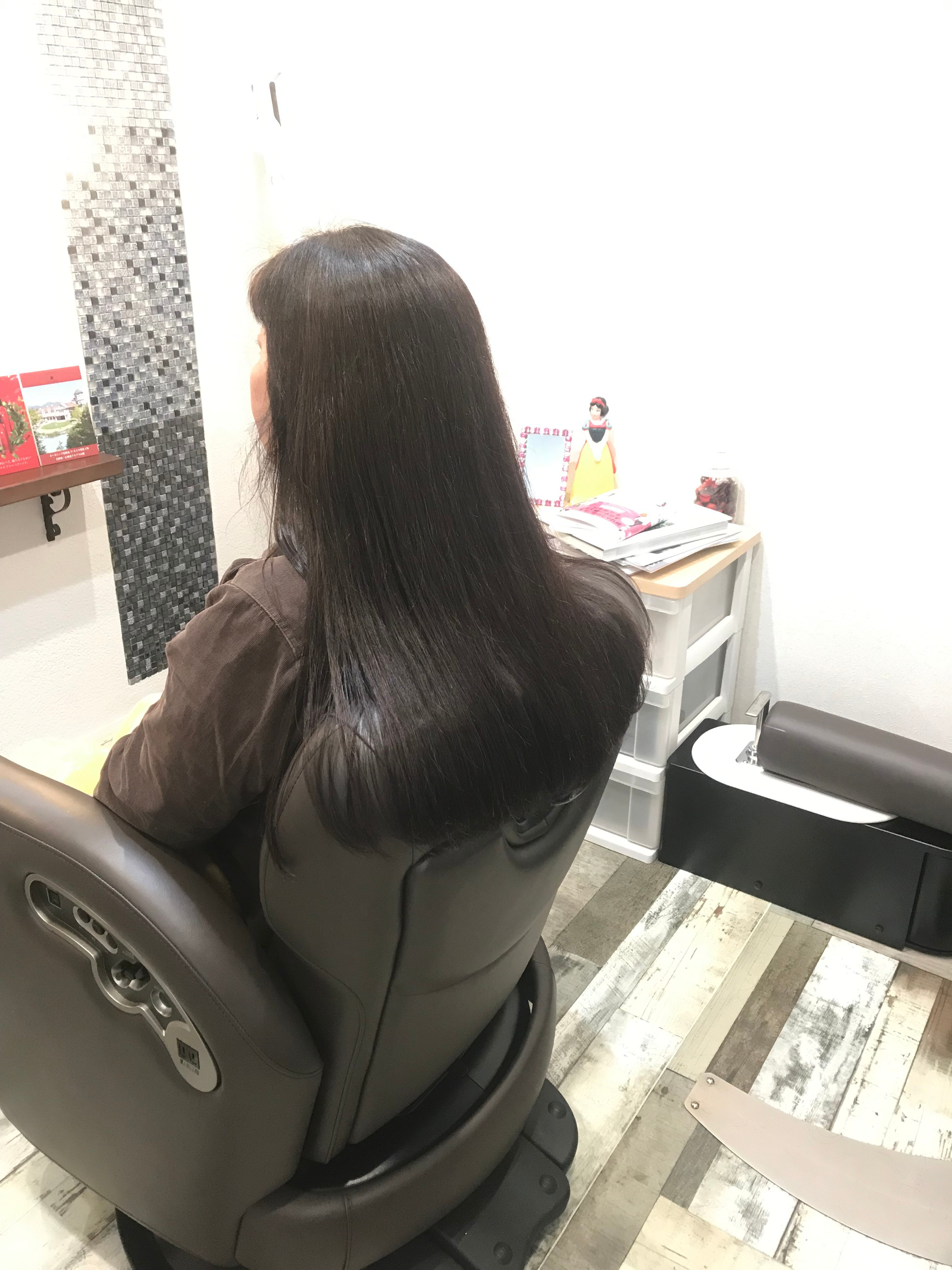 papillon hair place【パピヨンヘアプレイス】のスタイル紹介。papillon hair place×ロング