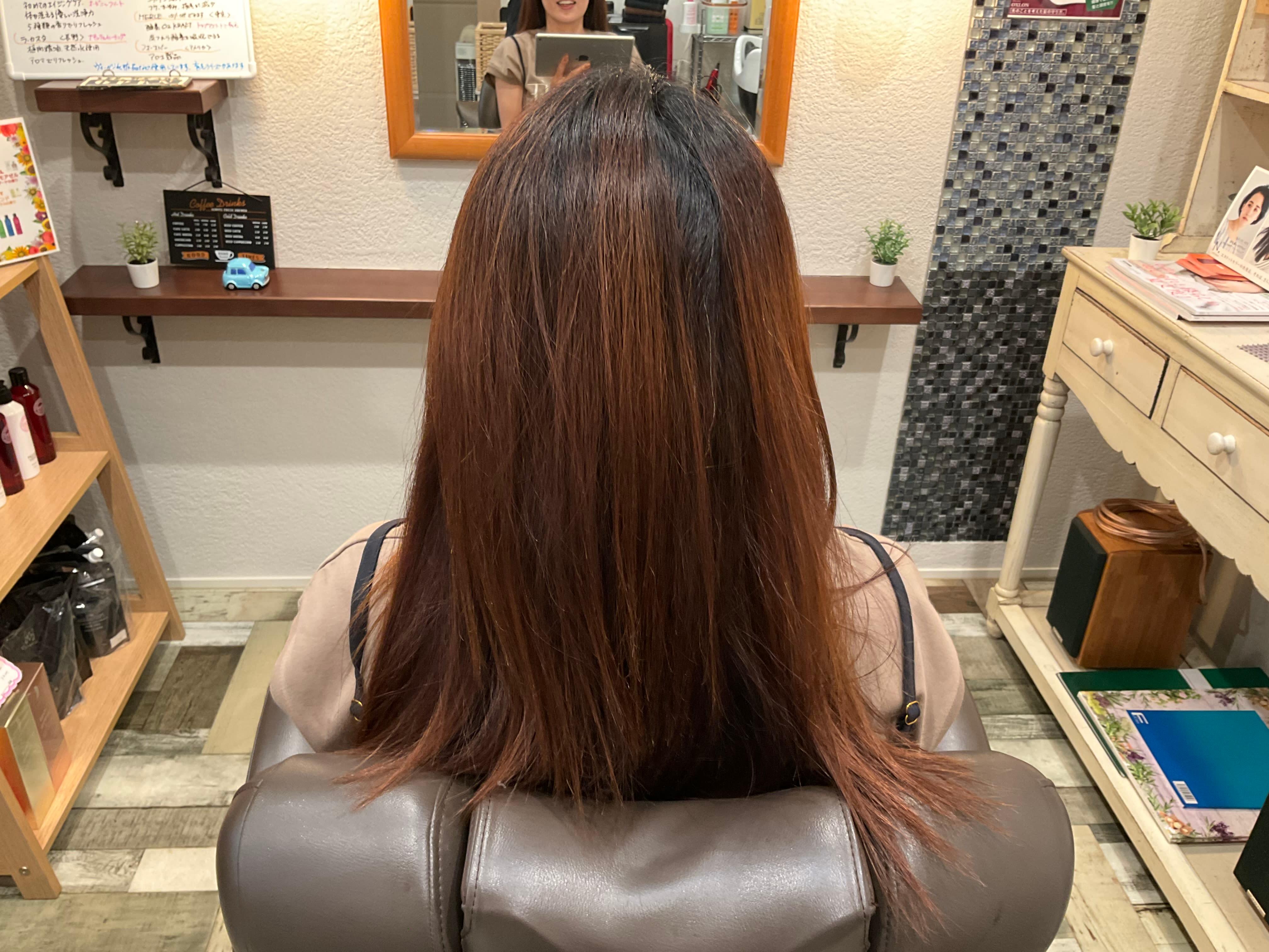 papillon hair place【パピヨンヘアプレイス】のスタイル紹介。papillon hair place×ロング