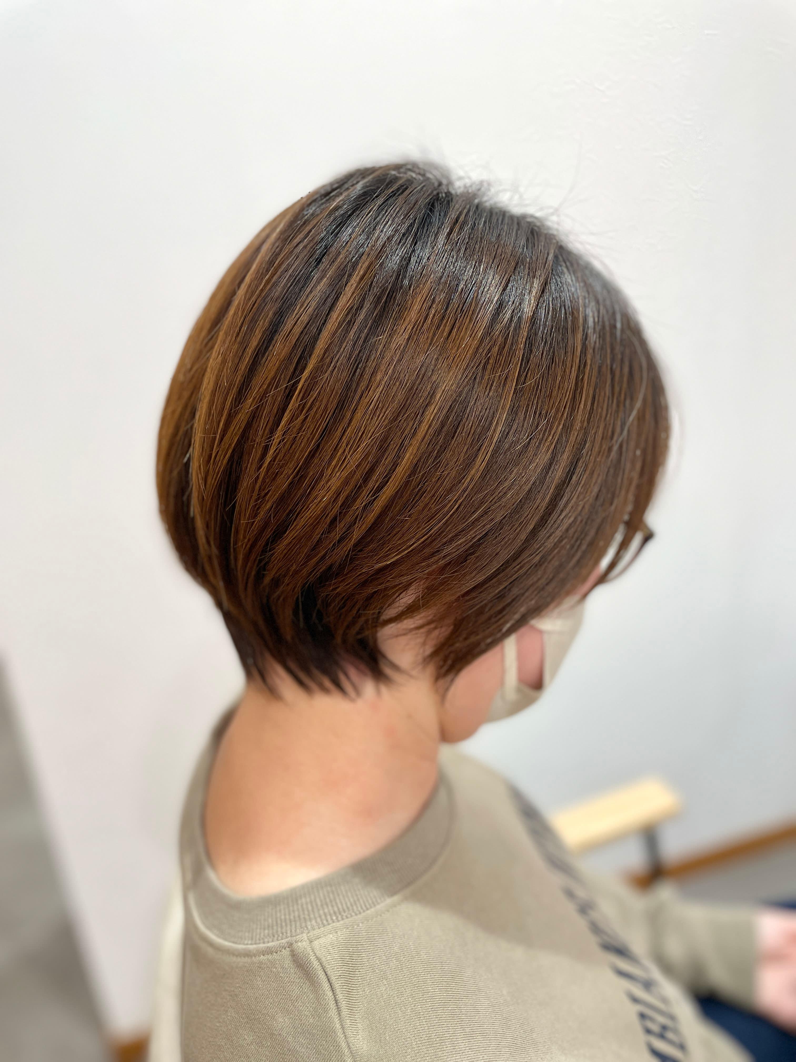 大人髪 Kinu【オトナガミ キヌ】のスタイル紹介。大人髪 Kinu×ショート
