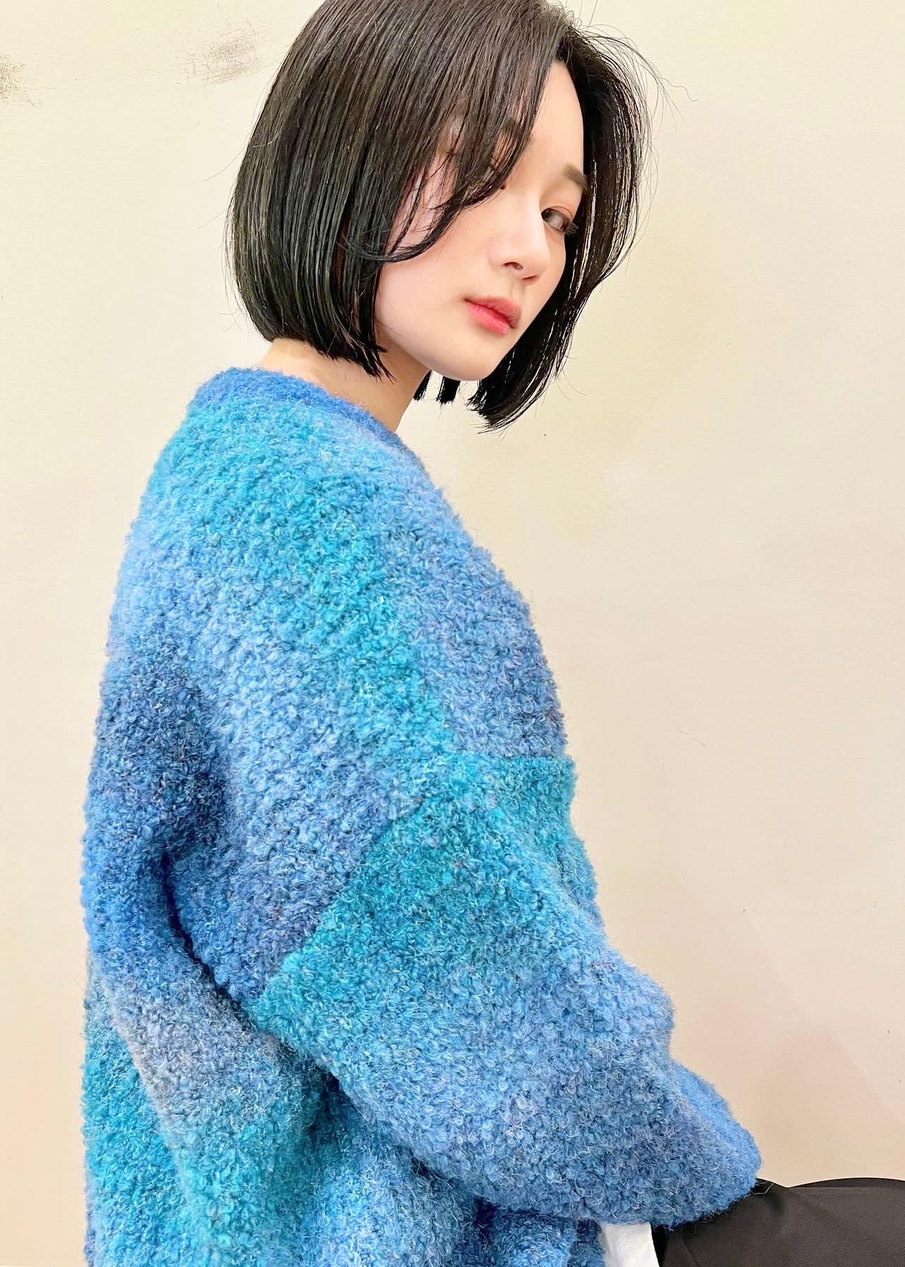 atelier M【アトリエエム】のスタイル紹介。10代、20代に大人気！韓国風切りっぱなしボブ