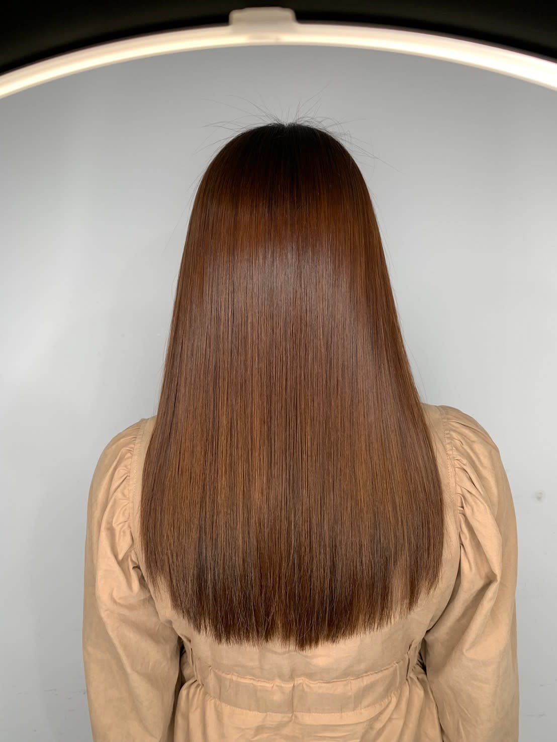 Spa＆hair Salon ACT【スパアンドヘアーサロン アクト】のスタイル紹介。ナチュラルブラウン   ストレートロングスタイル