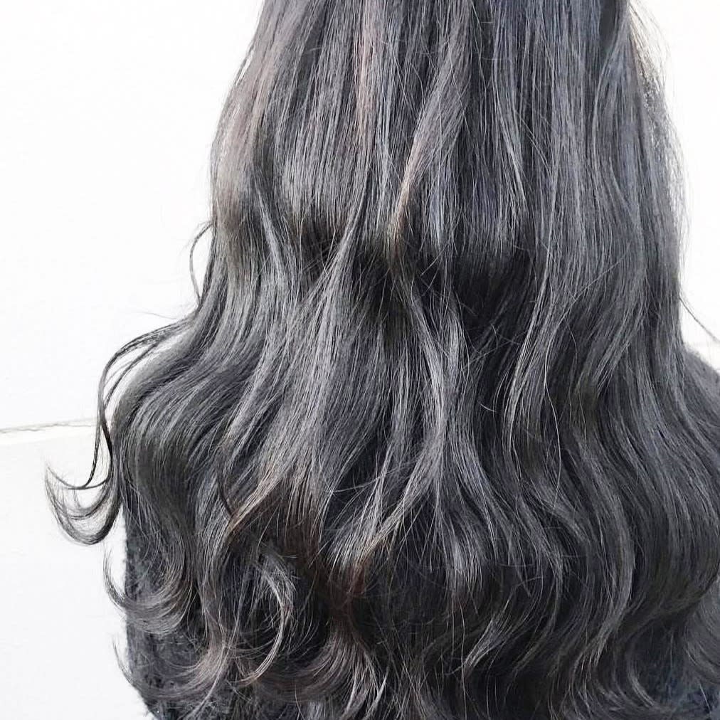 hair salon Wish【ヘアサロン ウィッシュ】のスタイル紹介。【コテ巻き風デジタルパーマ】韓国風パーマ／ナチュラル感